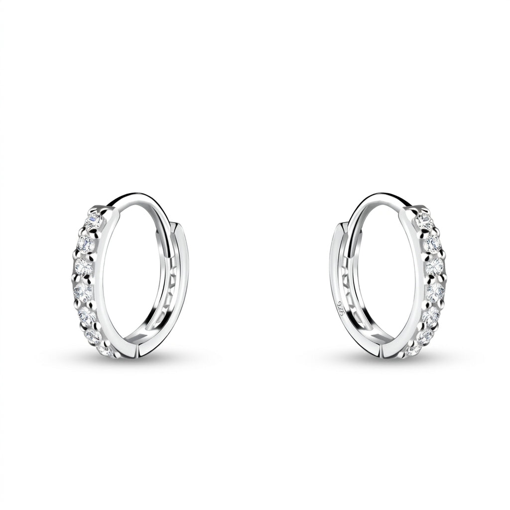 Tiny Sterling Silver and Sparkle Clickers