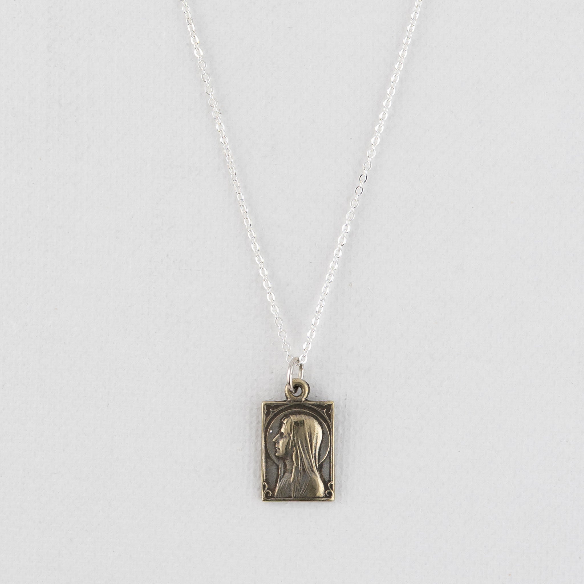 Vintage Medal Our Lady of Lourdes v372