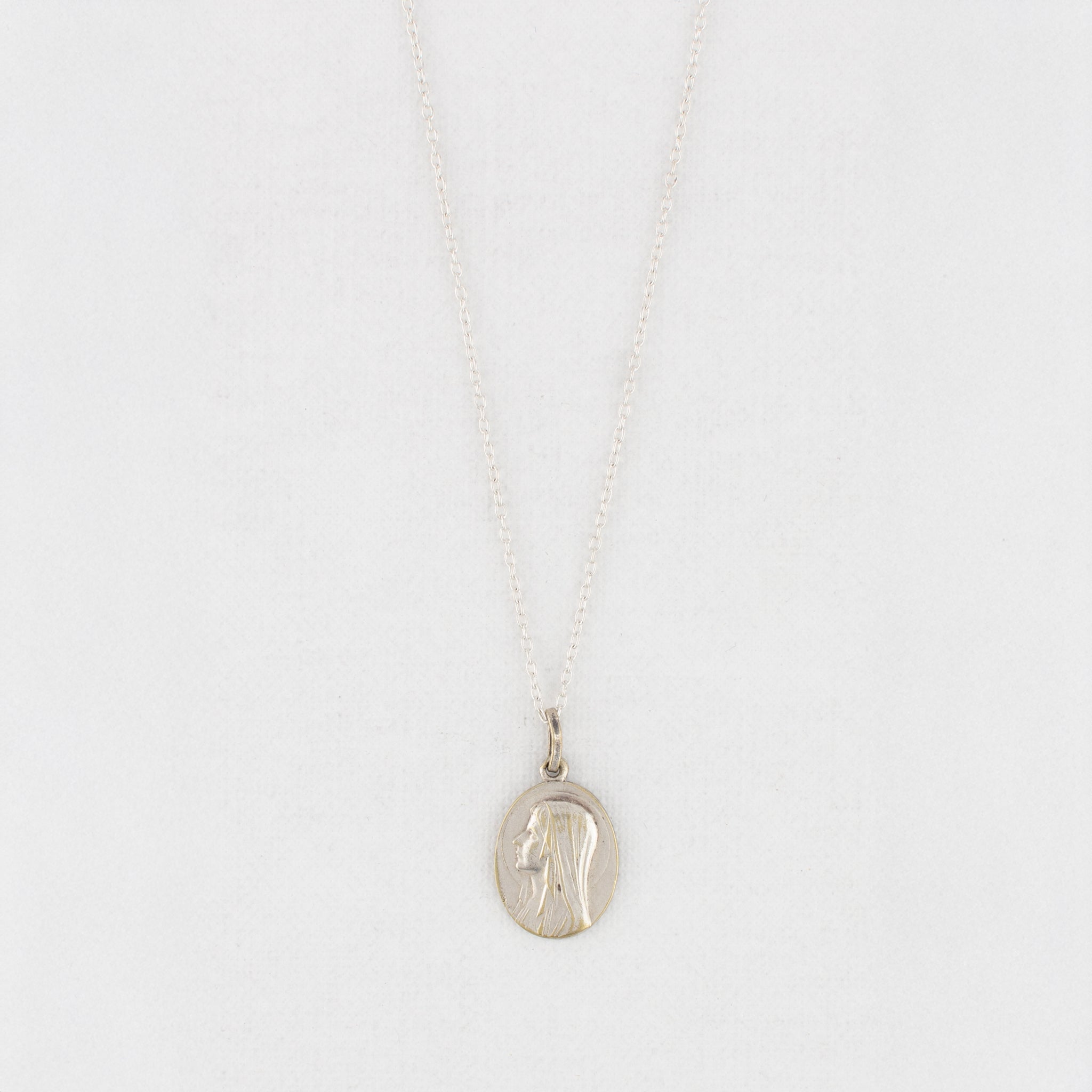 Vintage Medal Our Lady Lourdes v82