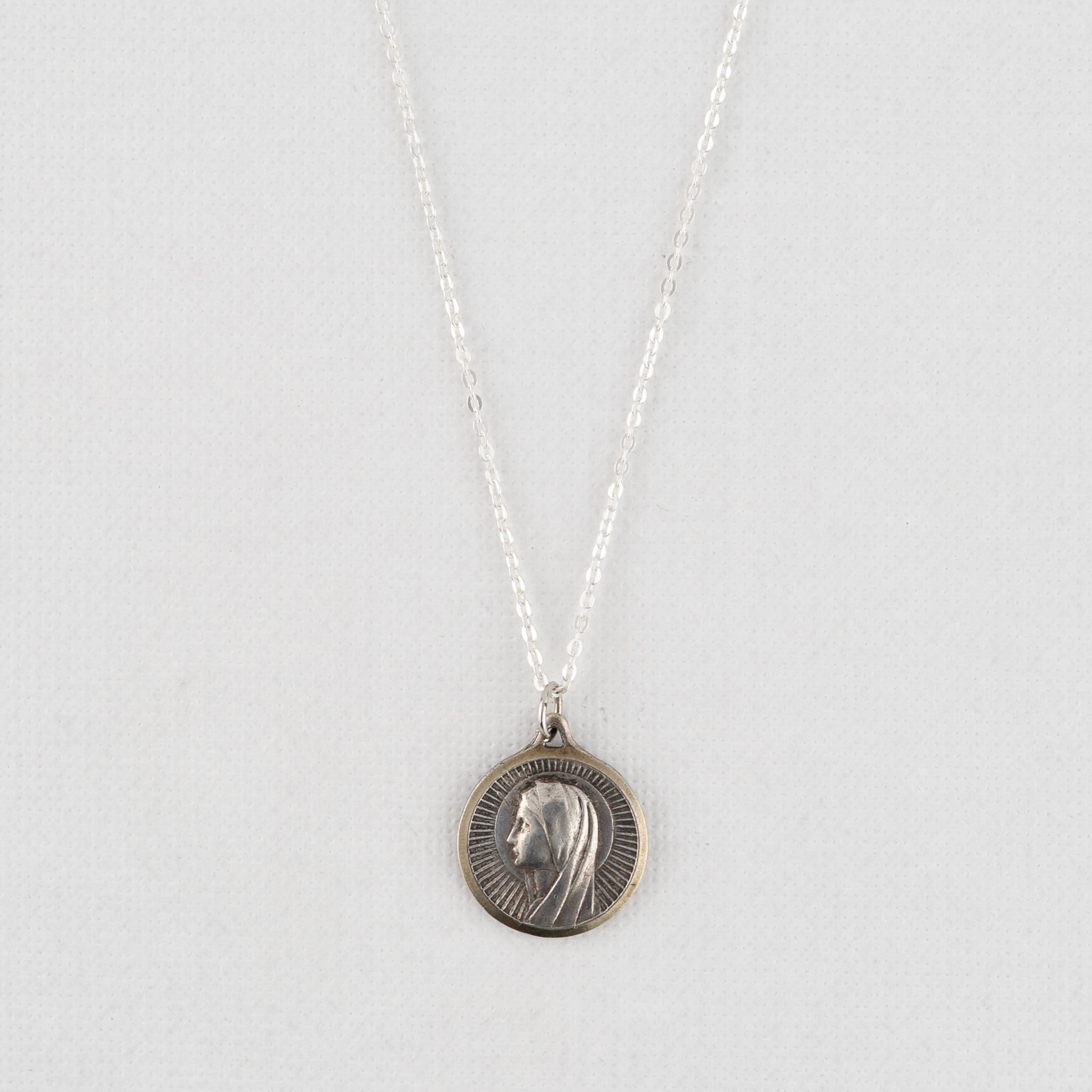 Vintage Medal Our Lady of Lourdes v329