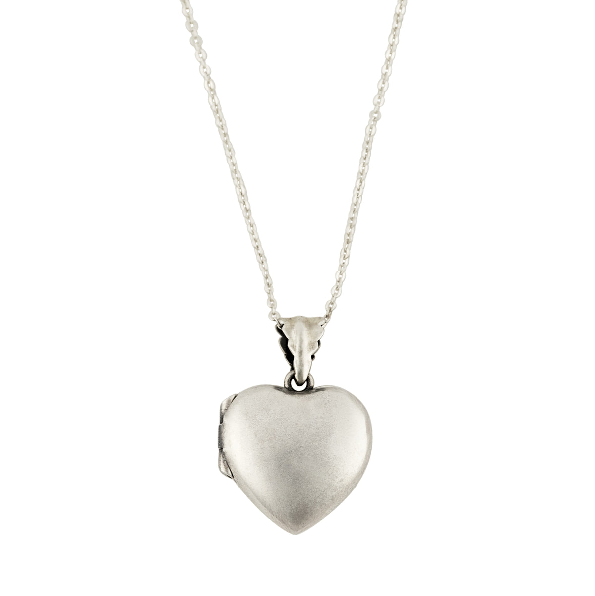 Sacred Heart Locket Necklace - Cable Chain | Available to Ship October 30, 2026