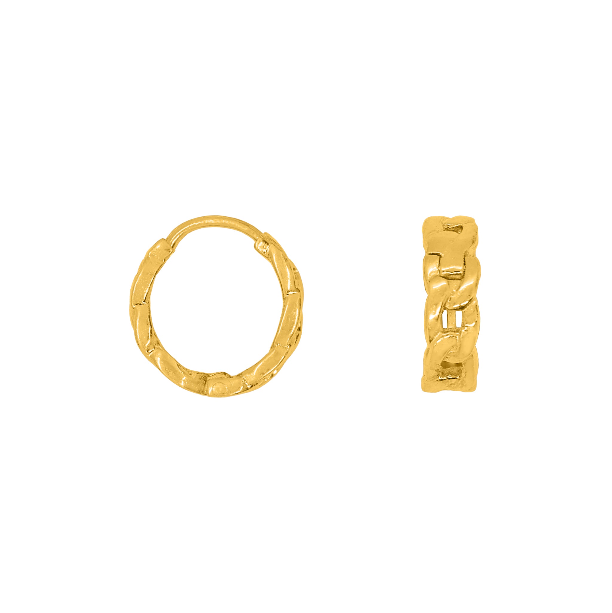 Chain Clicker Huggies in Gold