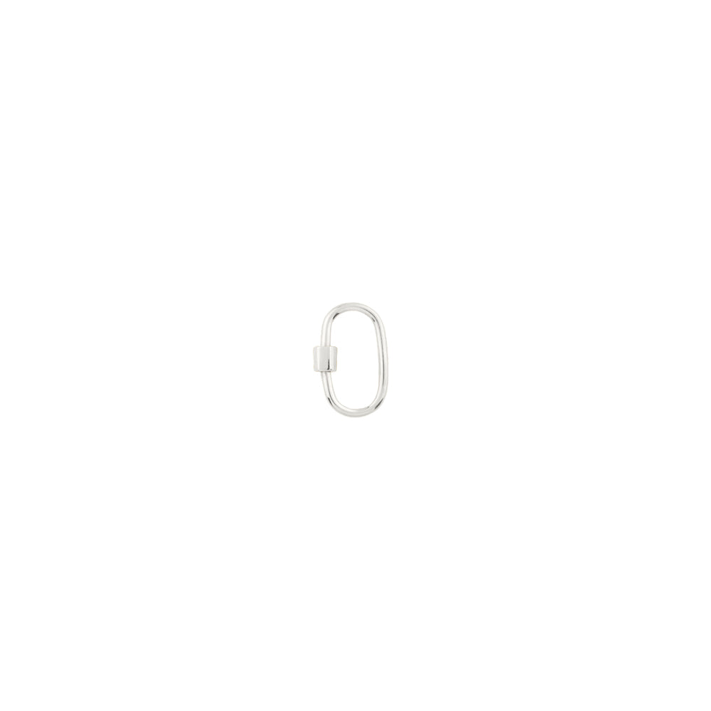 Carabiner Lock in Silver- Small