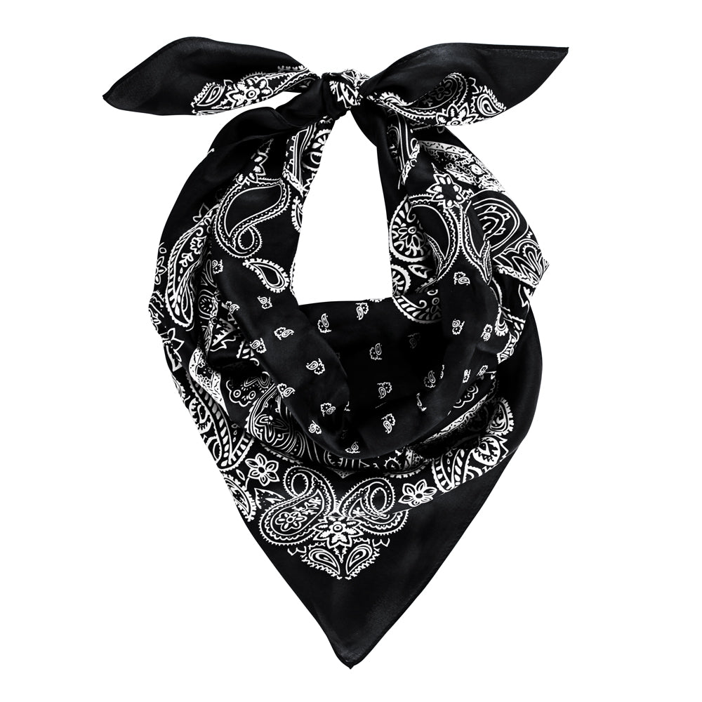 Silk Bandana in Black