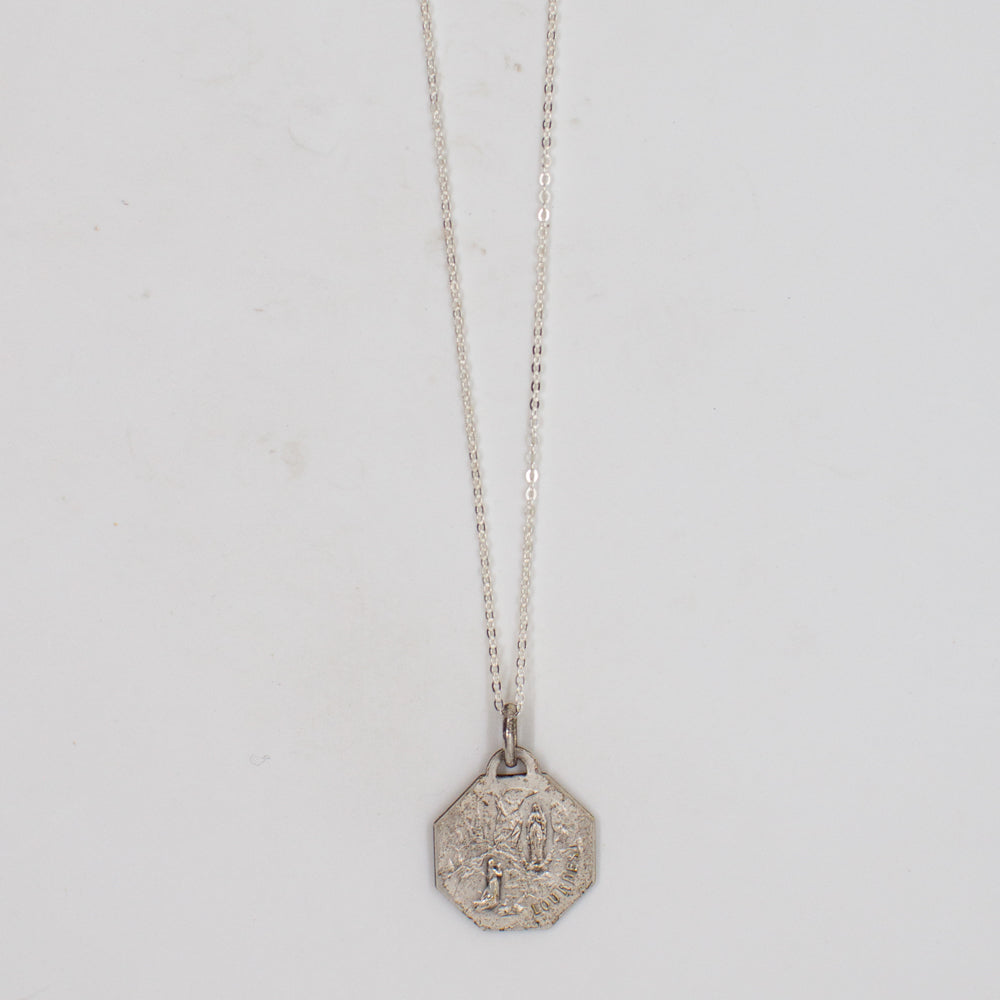 Vintage Medal Lourdes v75
