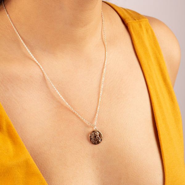 Joan of Arc Mini Musing Necklace