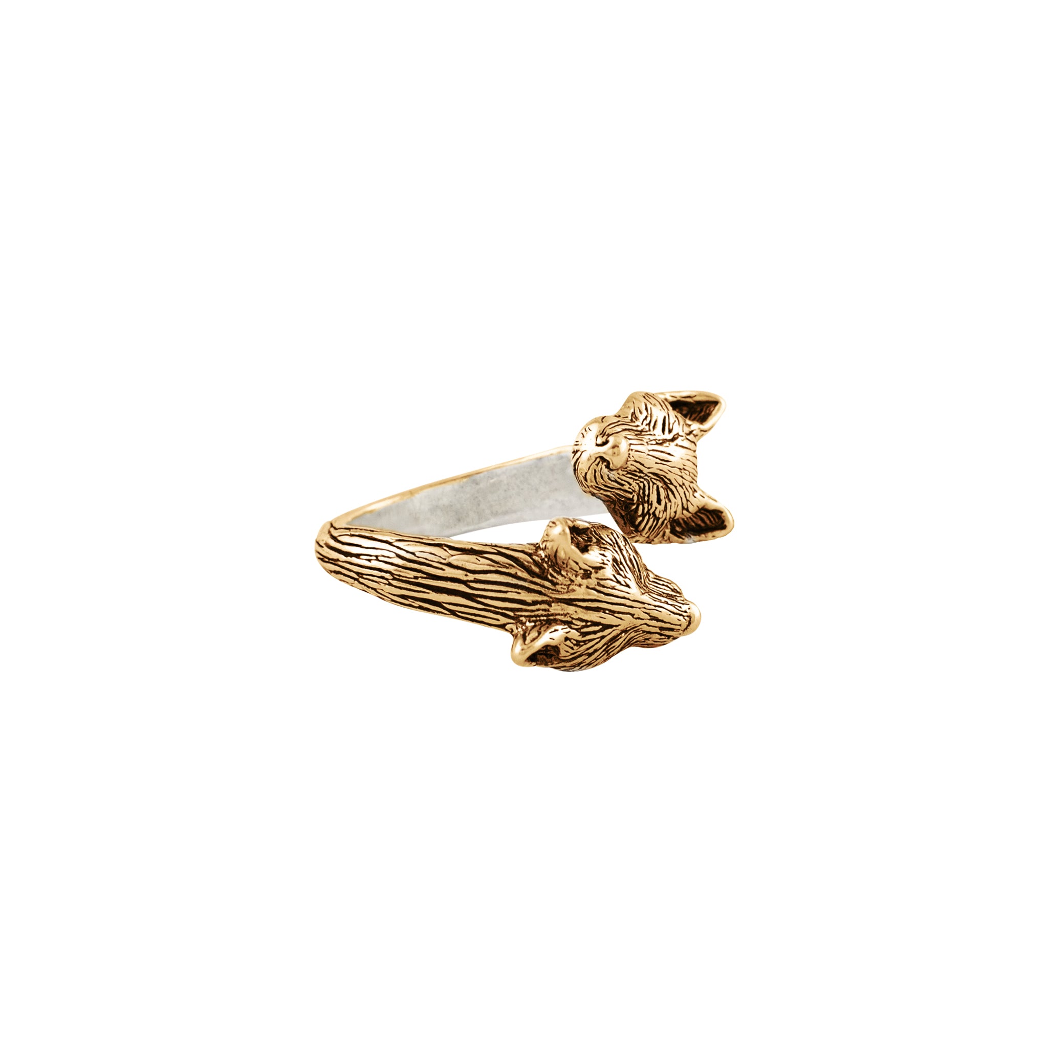 Out-Foxed Ring in Bronze & Silver