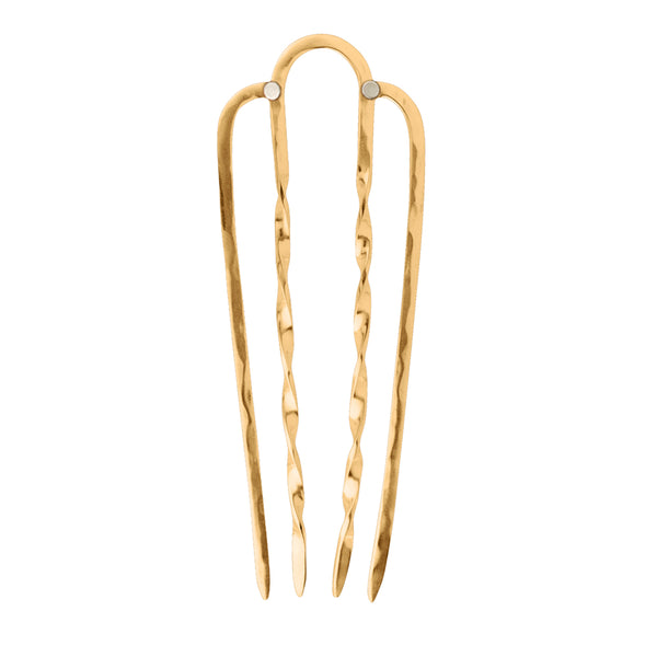 Effortless Twist Hair Fork in Bronze - Large