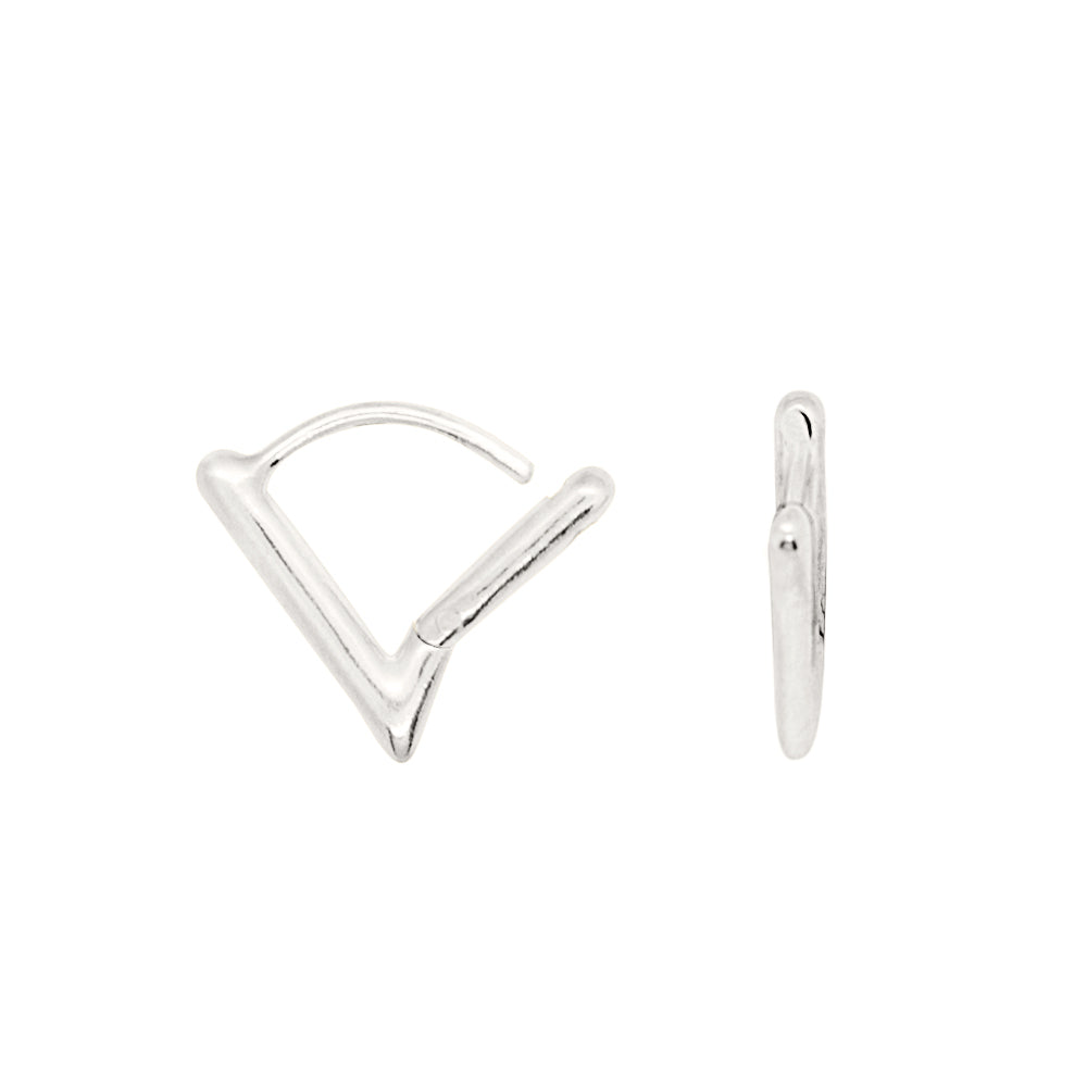 Vee Clicker Huggies in Silver