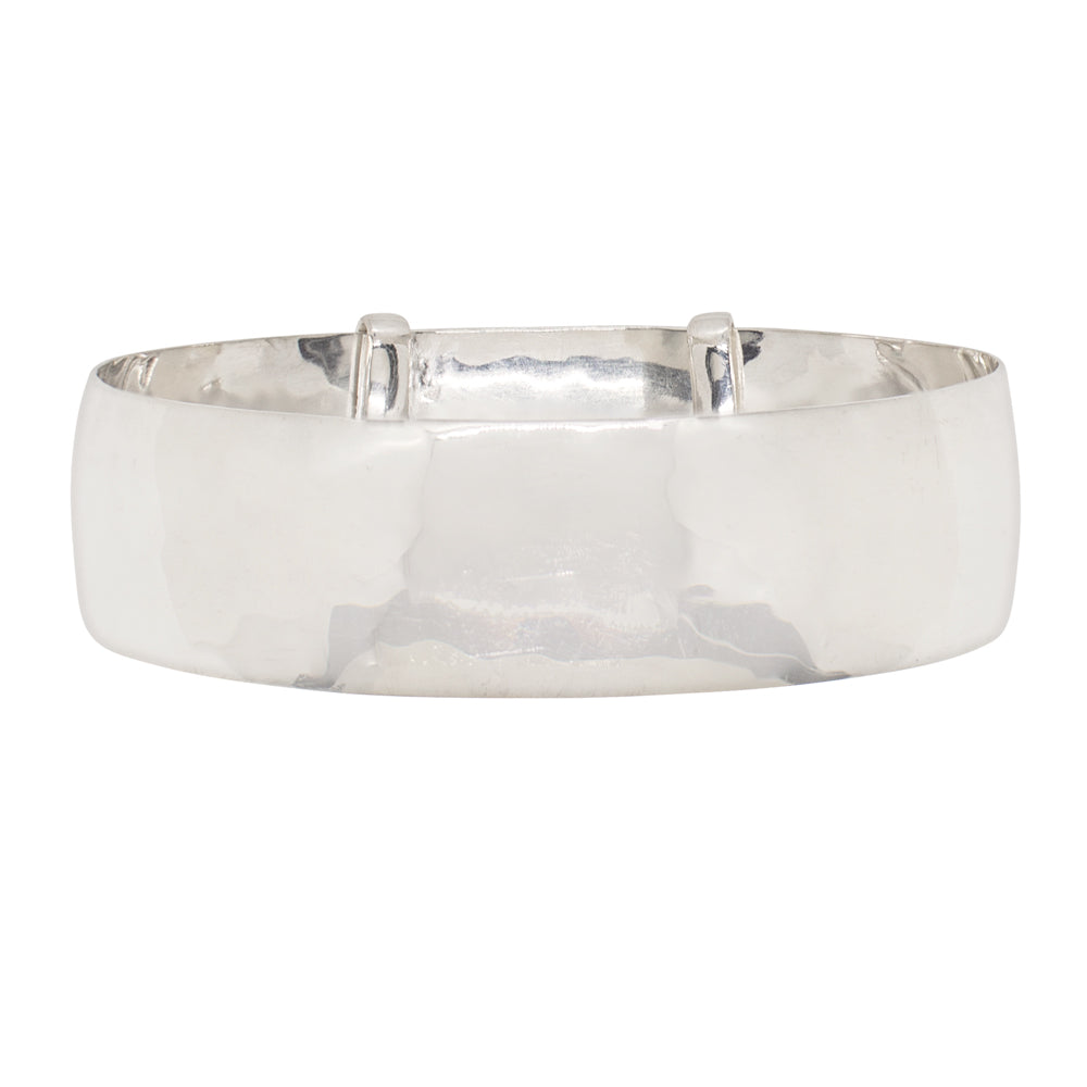 Sterling Slide Bangle in Silver - 3/4" W