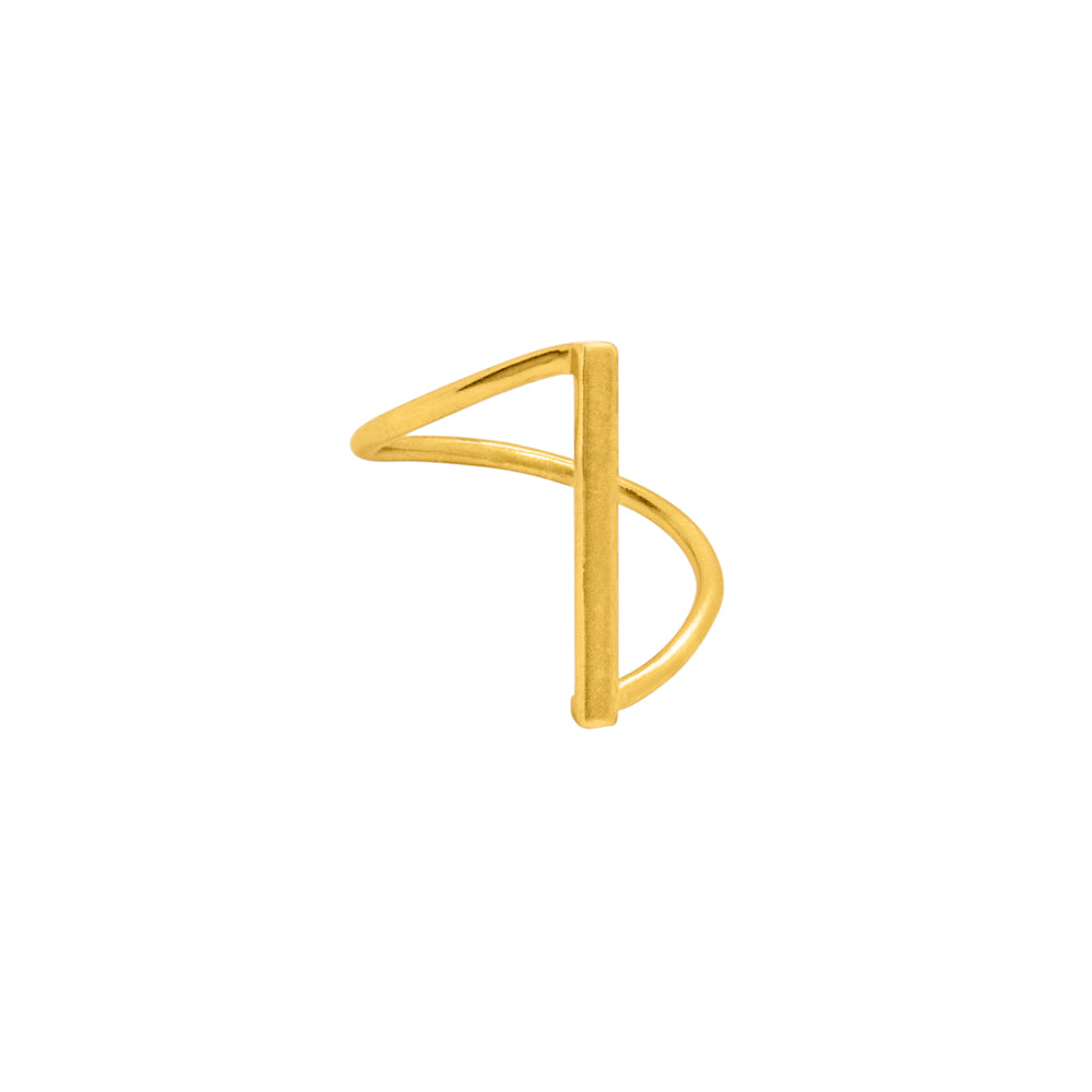 Fine Line Ring in Gold - FINAL SALE