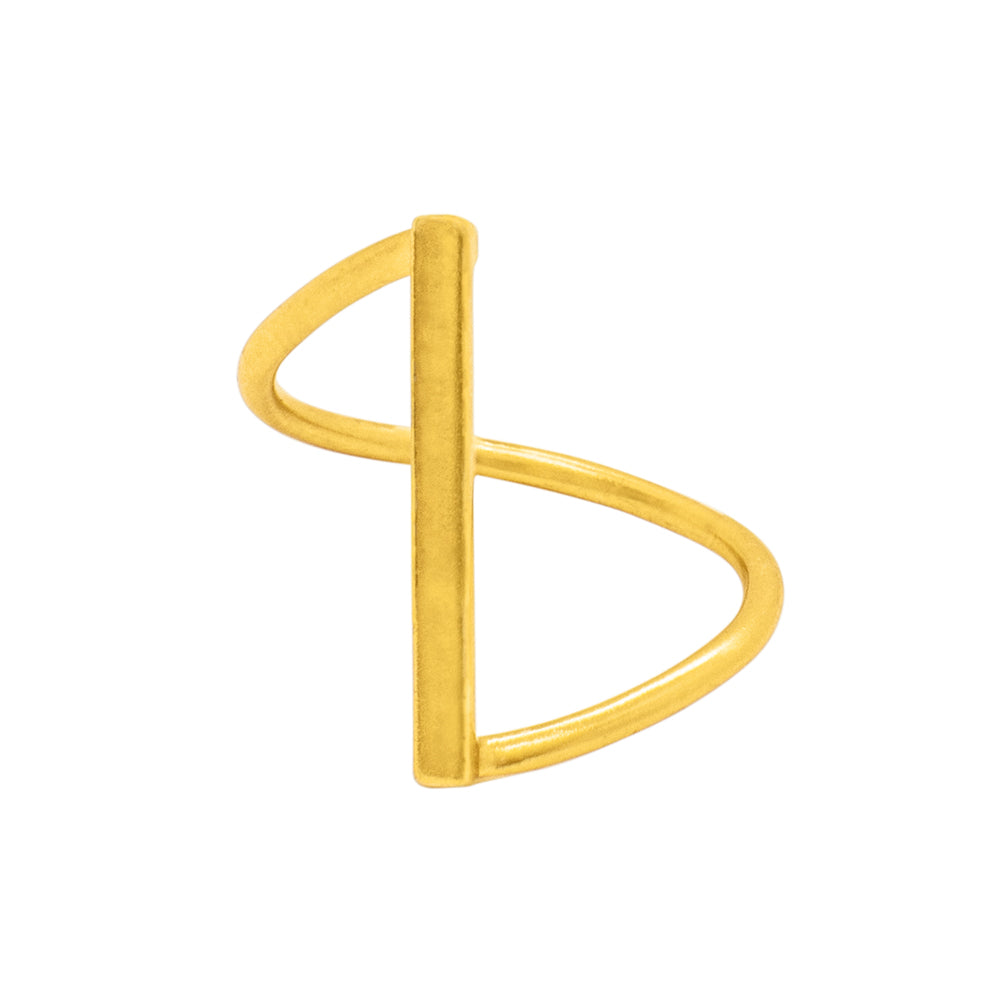 Fine Line Ring in Gold - FINAL SALE