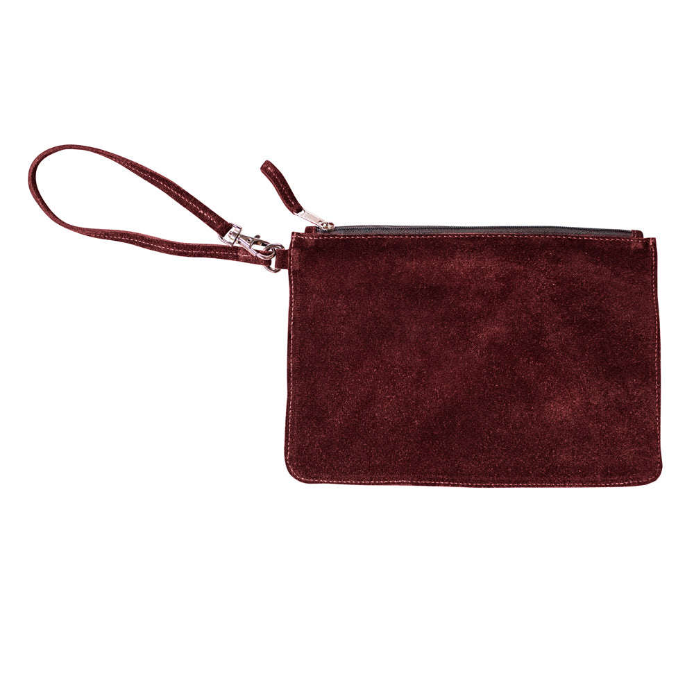 Super Slouch Tote in Pinot Suede