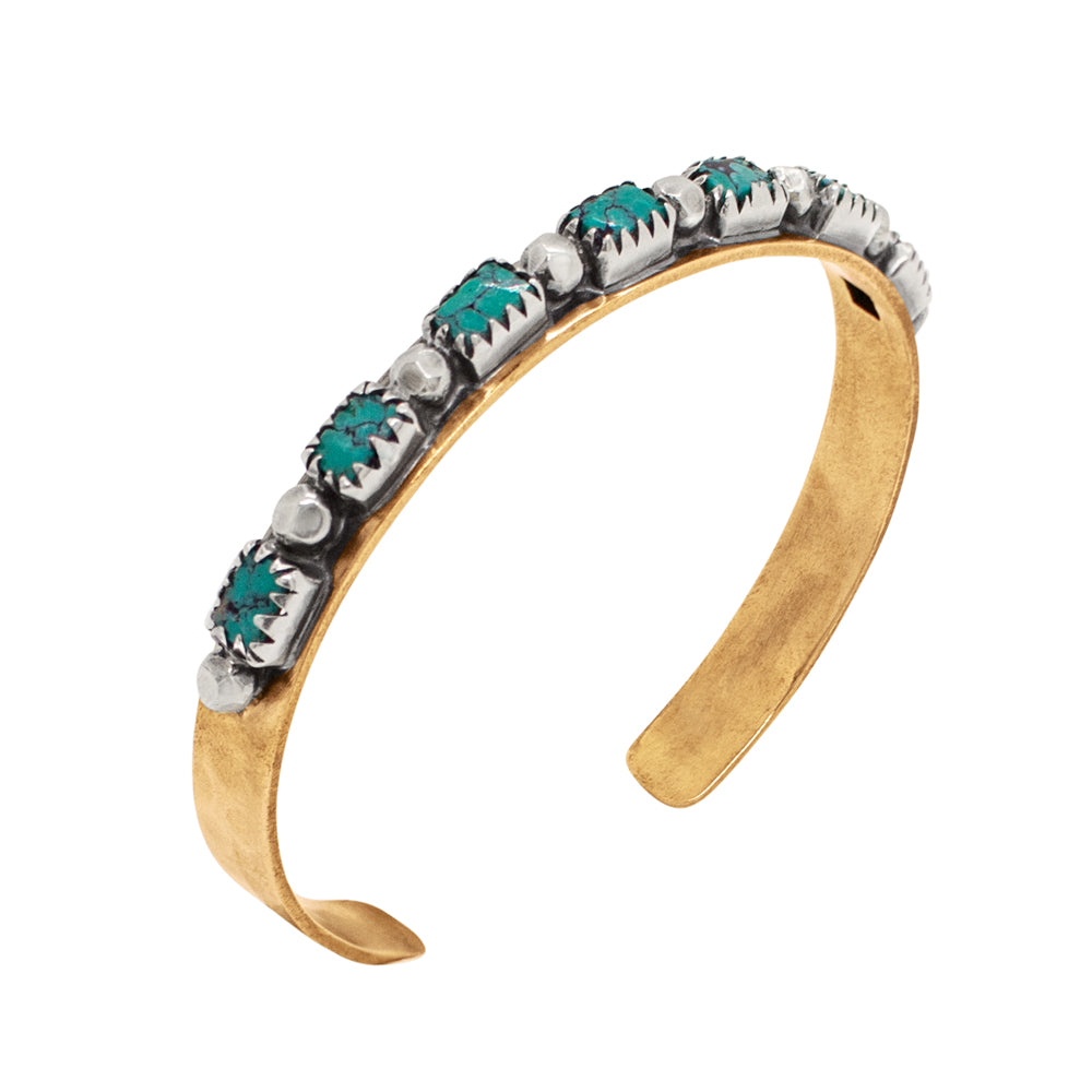Turquoise Bonfire Cuff | Available to ship September 16, 2025