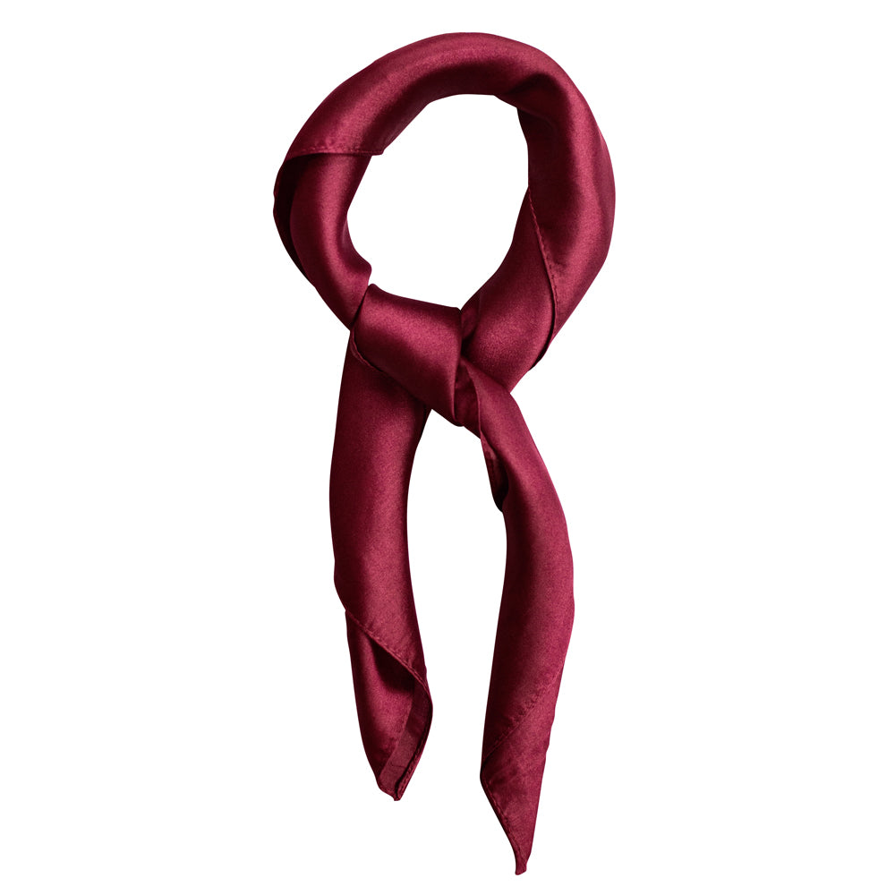 Elemental Silk Scarf in Rioja Red