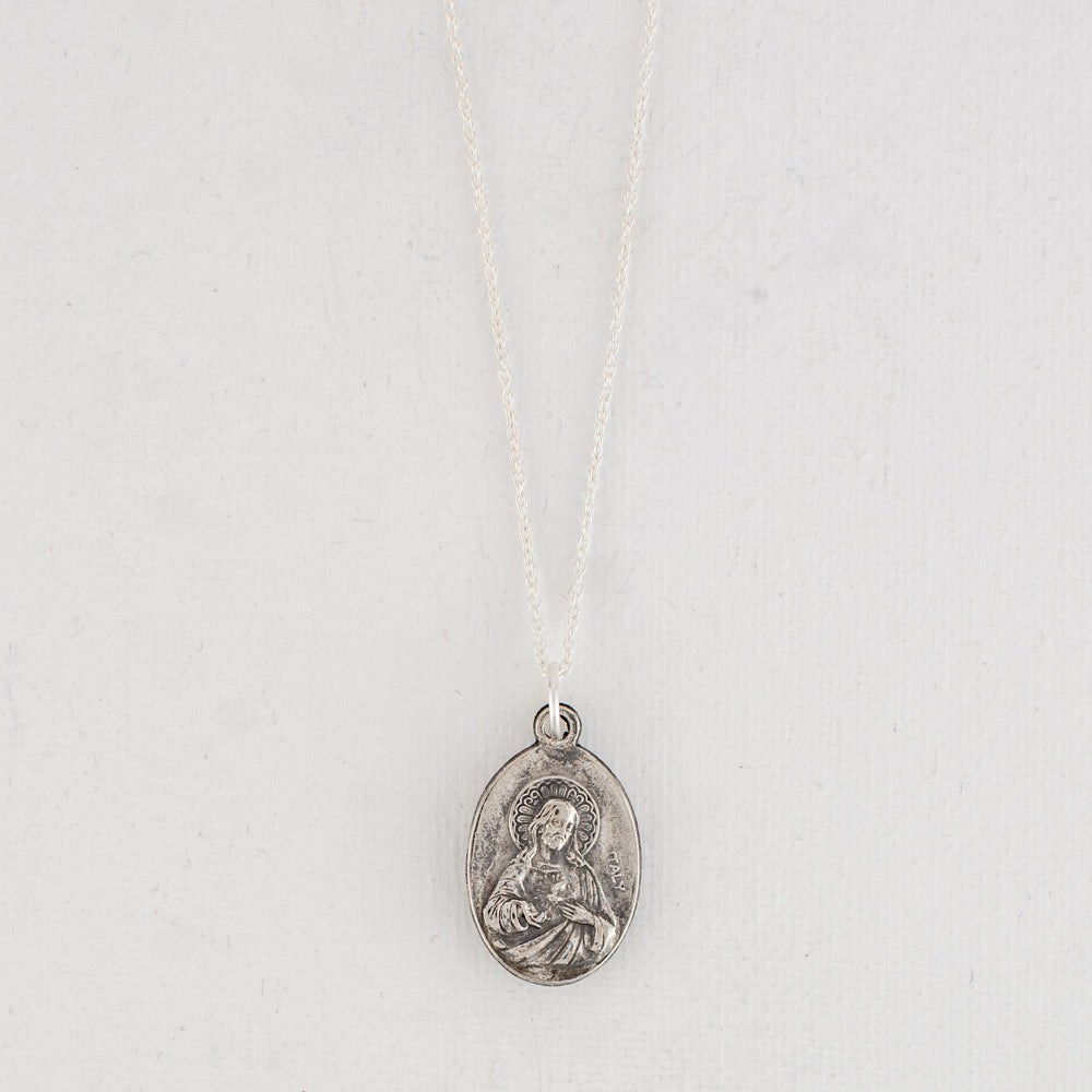 Vintage Medal Infant of Prague v157