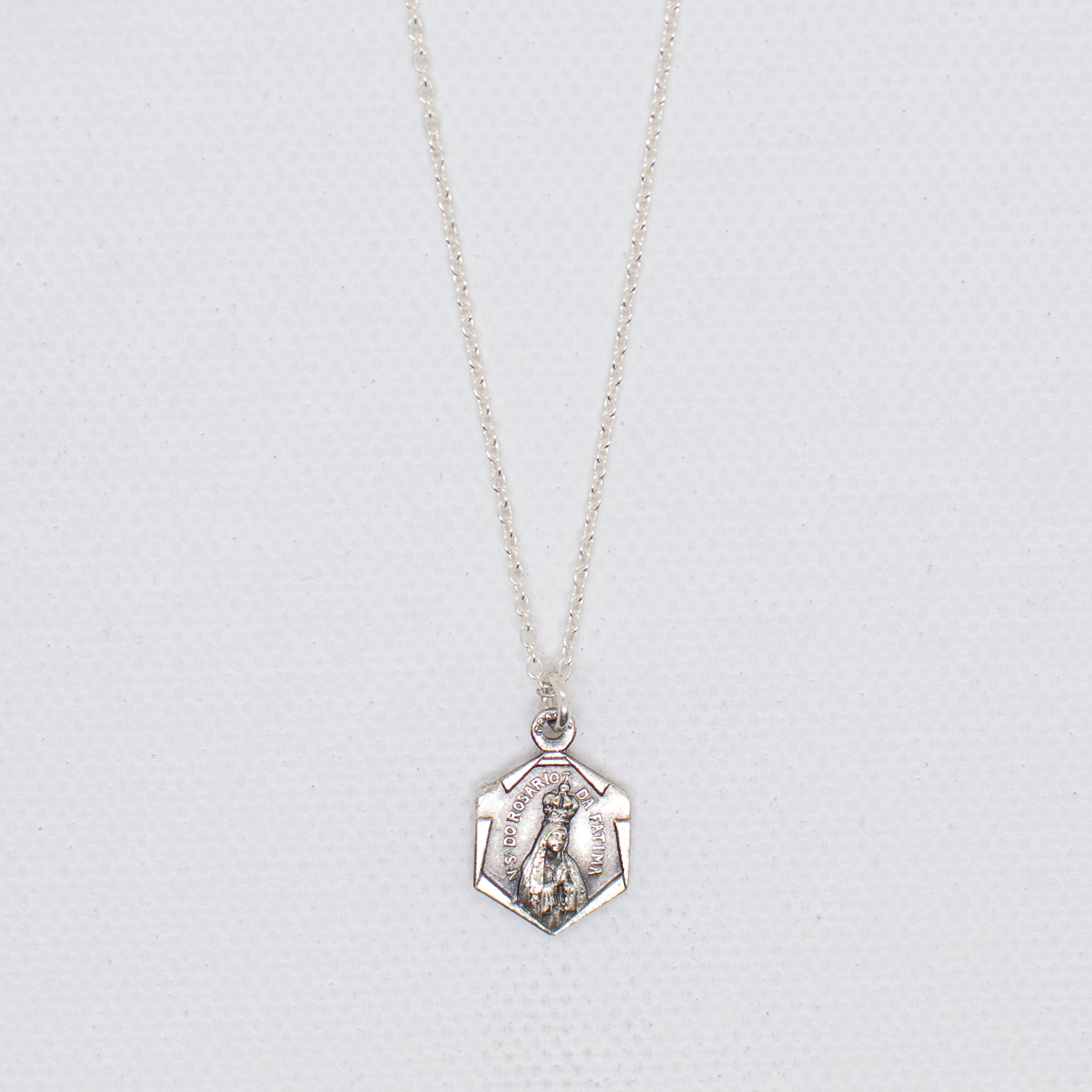Vintage Medal Our Lady Fatima v166