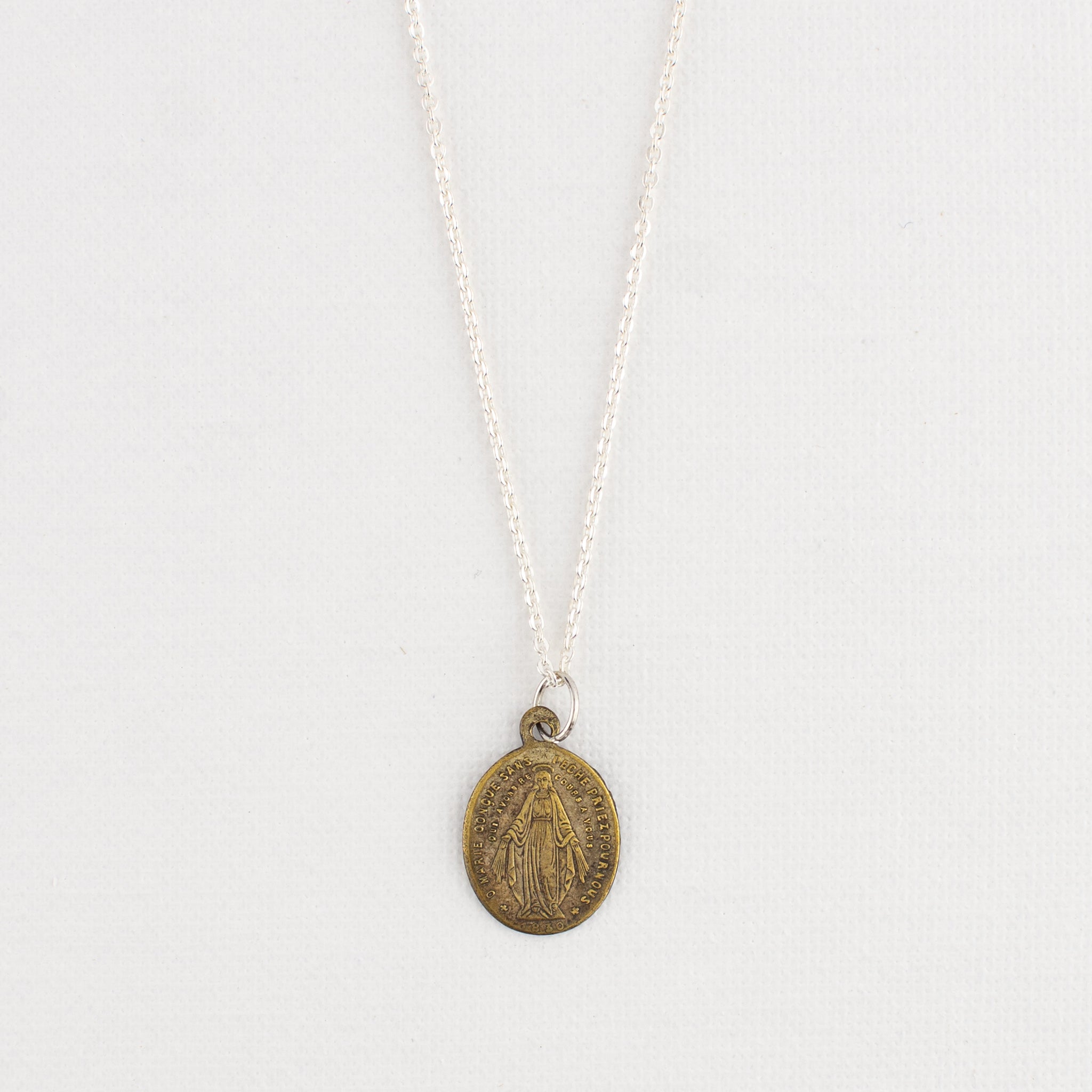 Vintage Medal Miraculous Mary v249
