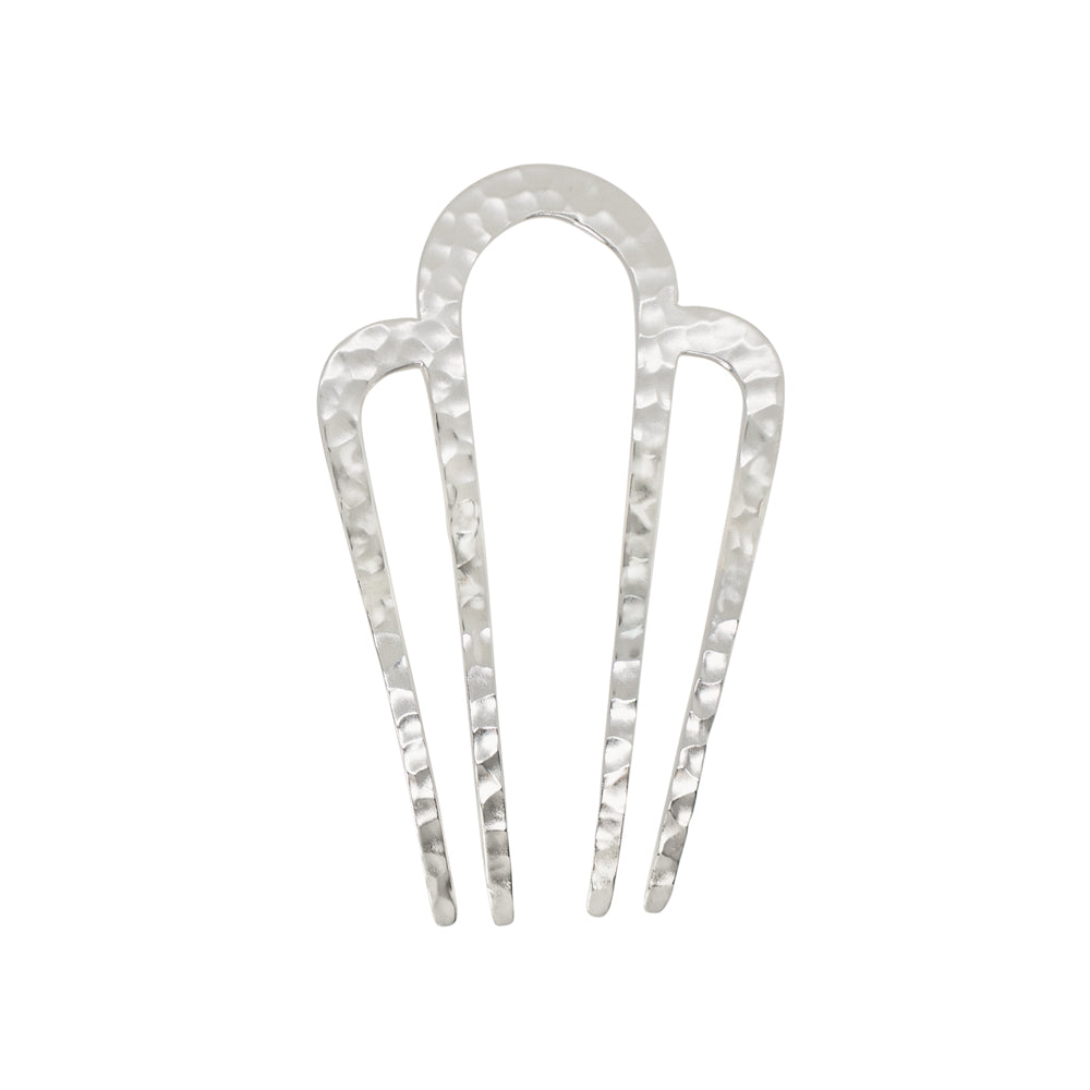 Arc Trio Hair Fork in Silver