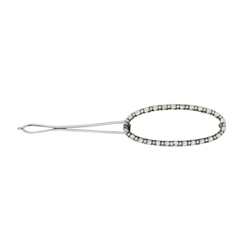 Railroad Barrette in Silver