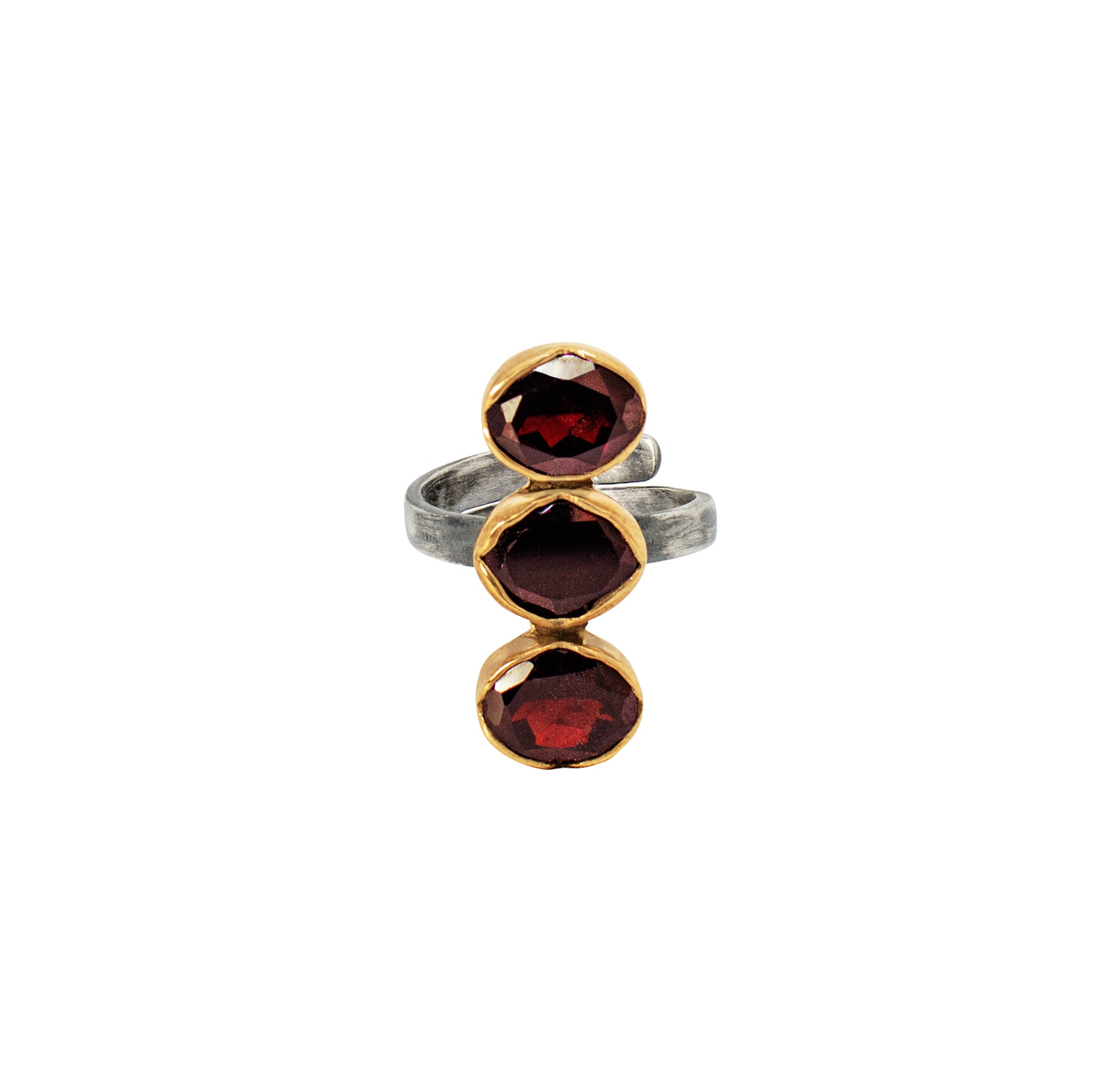 Garnet Totem Ring