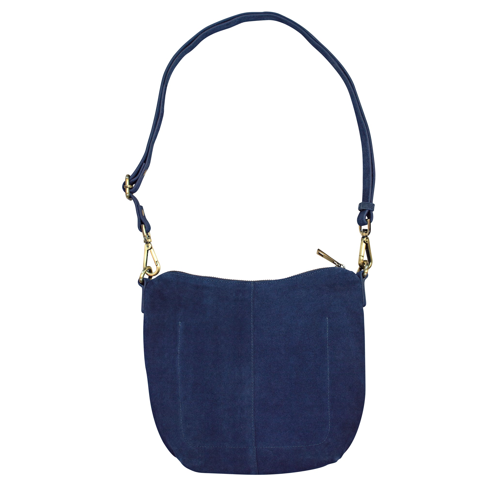 Go Anywhere Bag in Night Sky Blue Suede