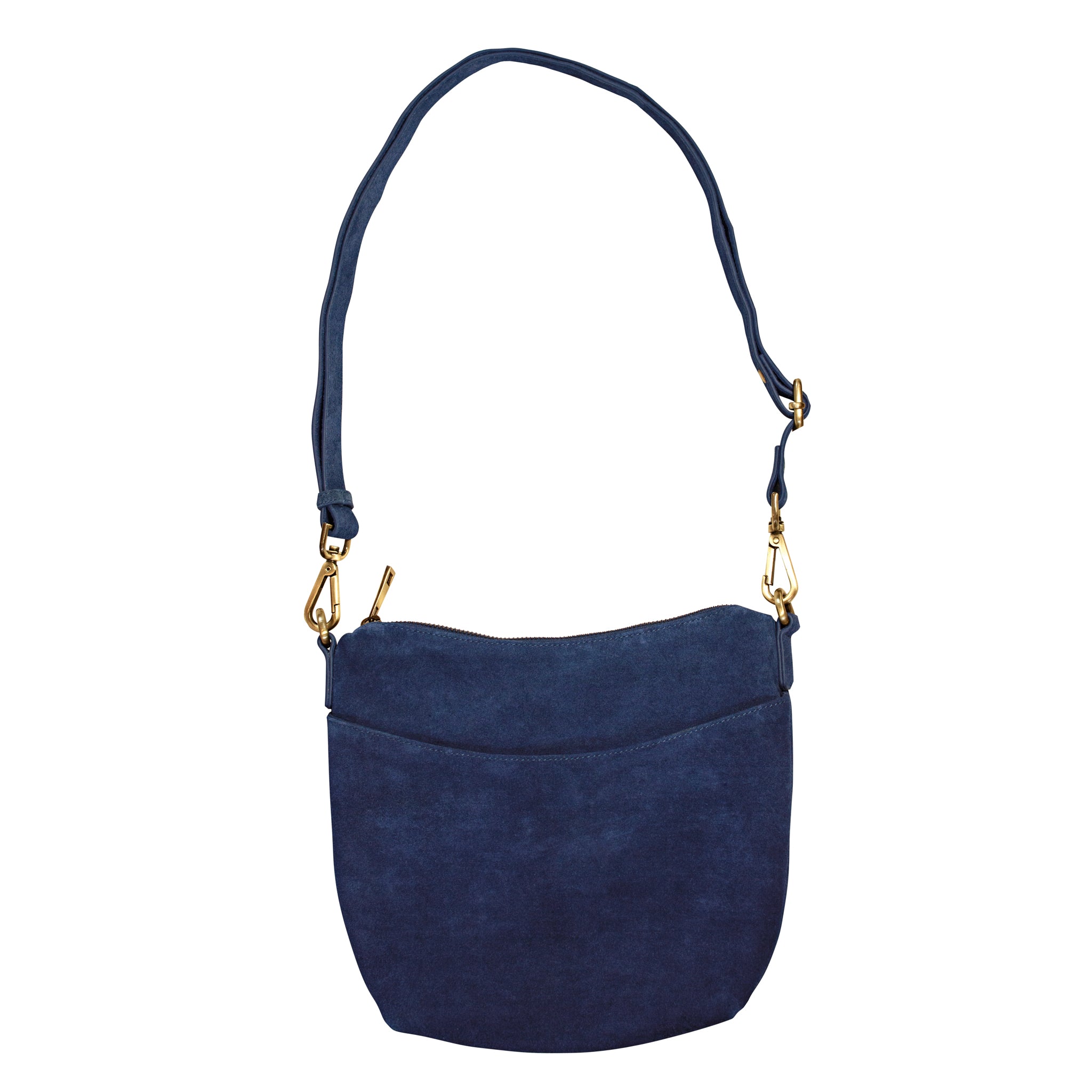 Go Anywhere Bag in Night Sky Blue Suede