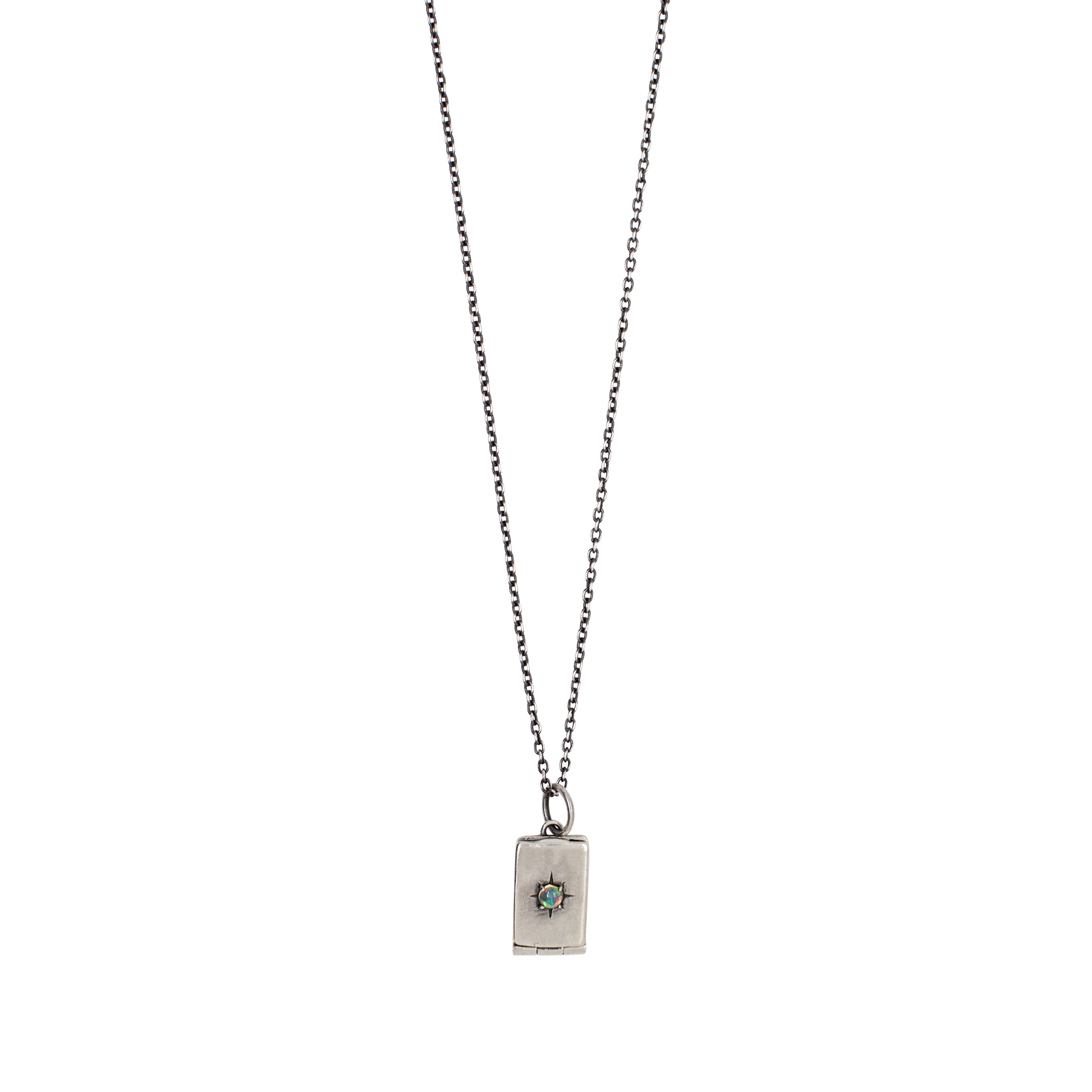 North Star Locket in Opal | Available to Ship September 16, 2025.