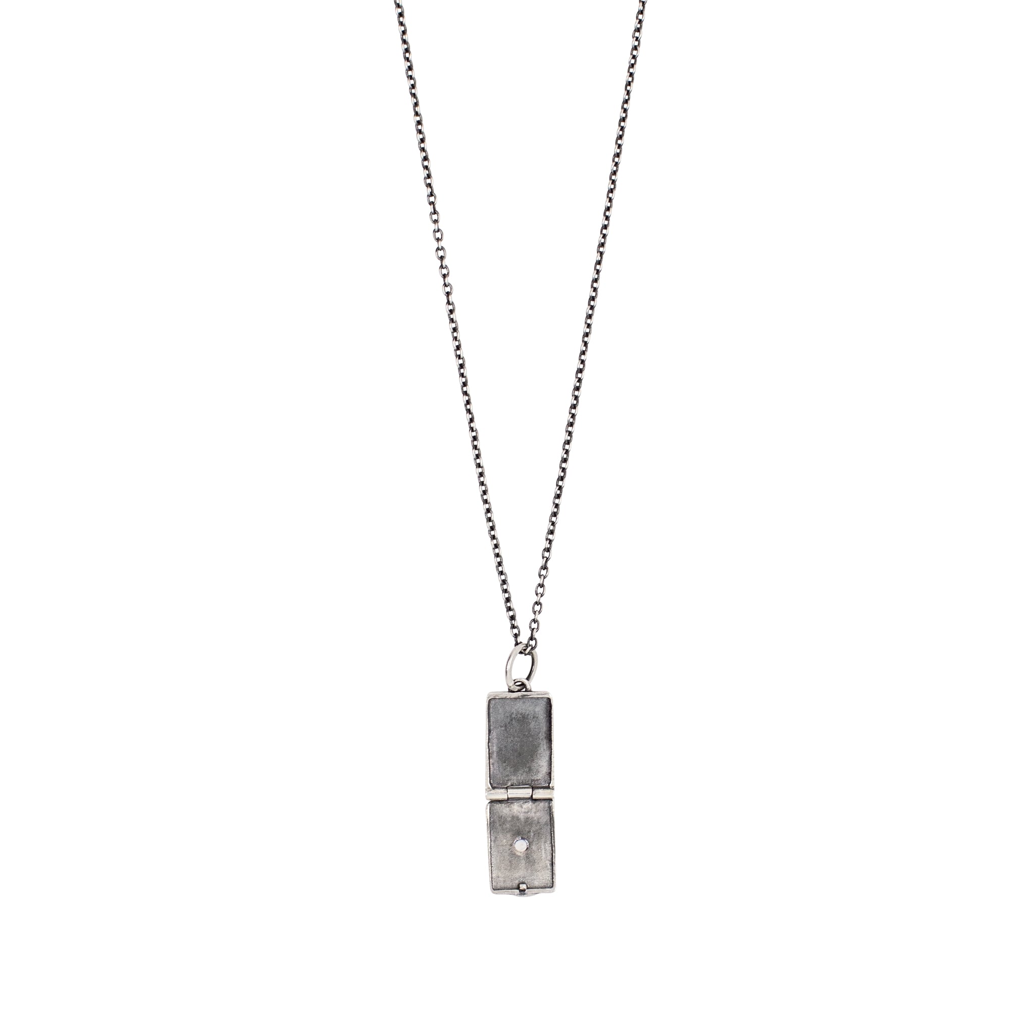 North Star Locket Necklace in Pearl