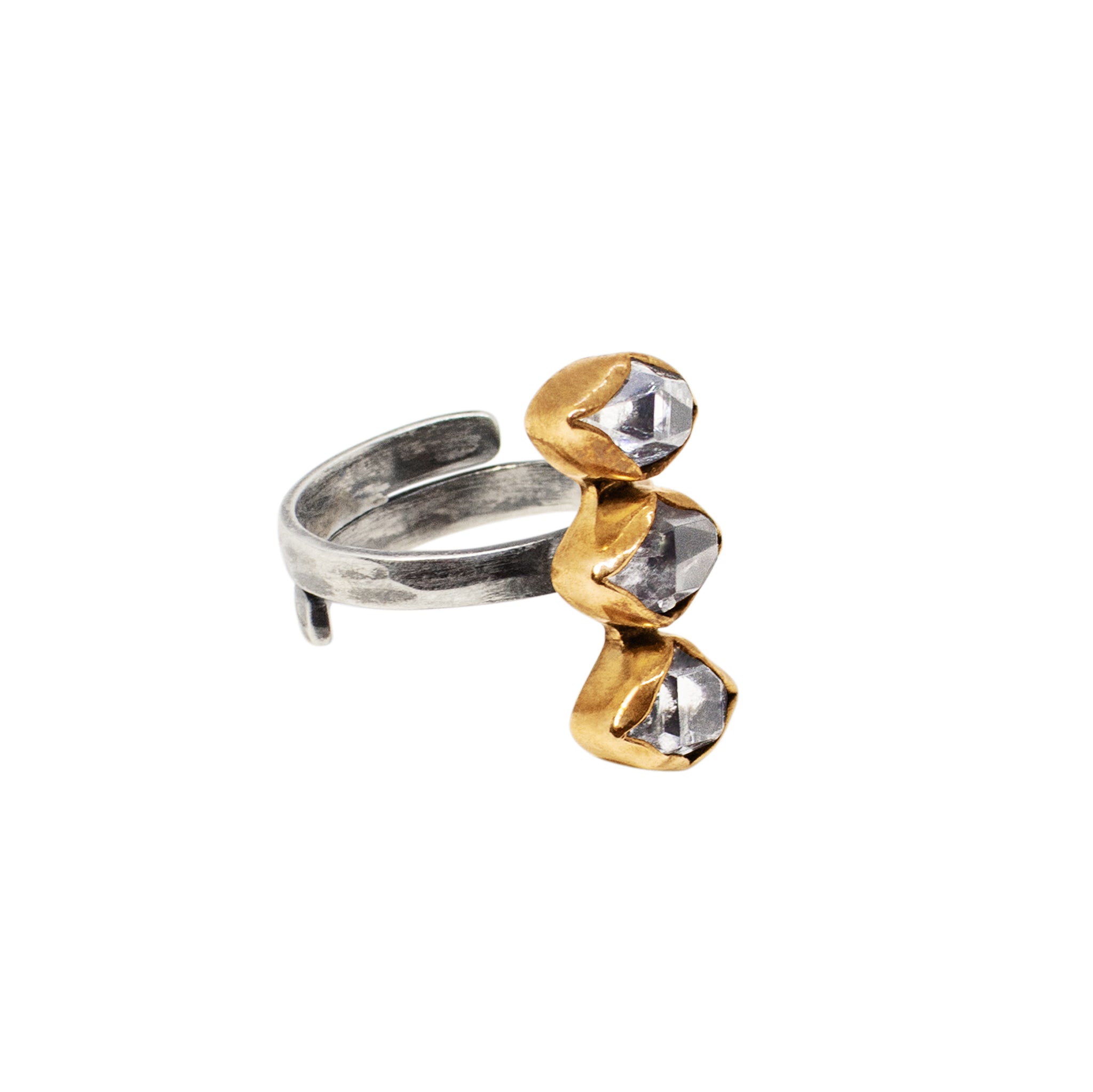 Herkimer Totem Ring