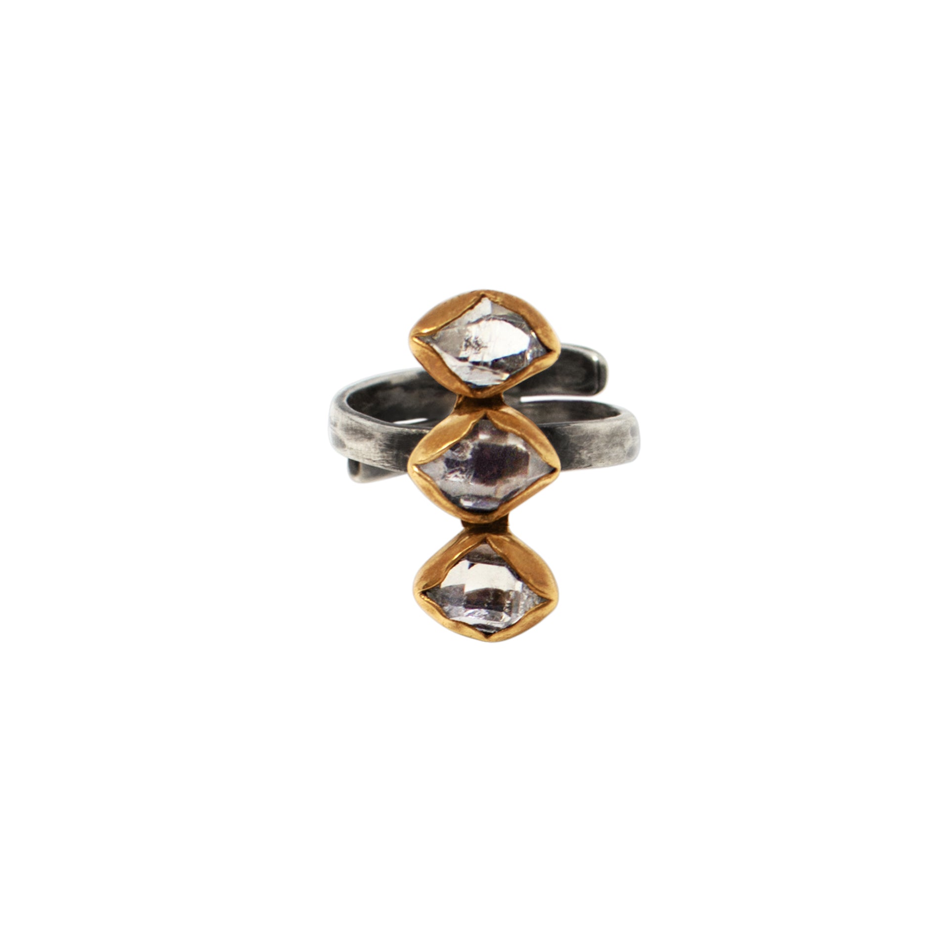 Herkimer Totem Ring
