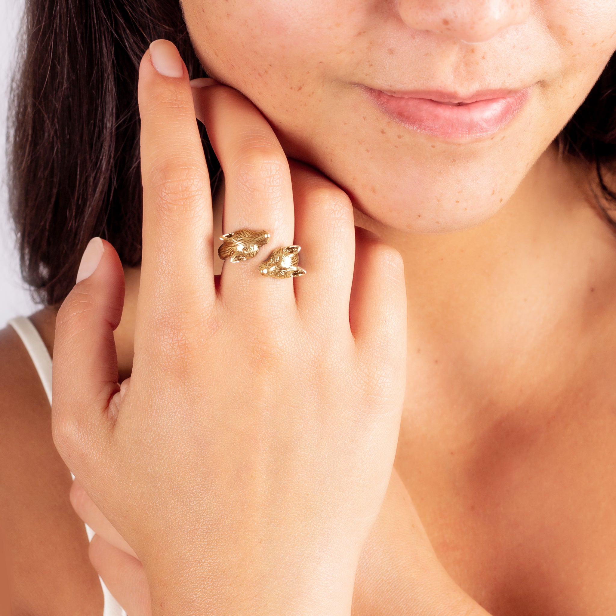 Out-Foxed Ring in Bronze & Silver