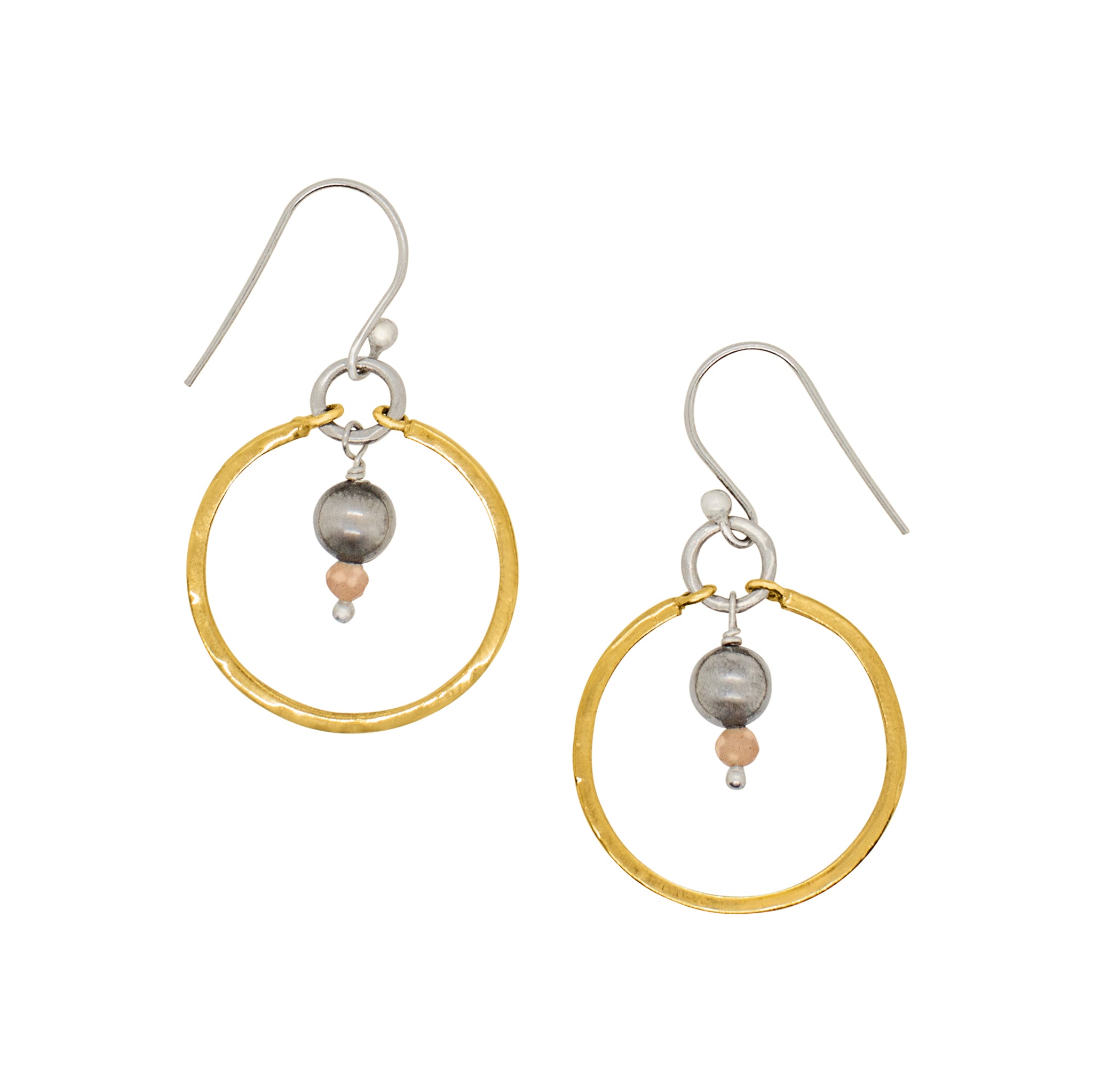 Bonfire Circle Earrings in Sunstone