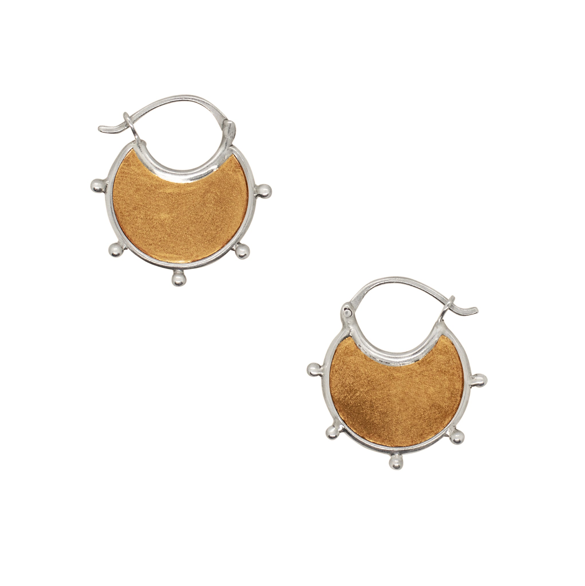 Horizon Huggie Hoops | Available to ship August 26, 2025