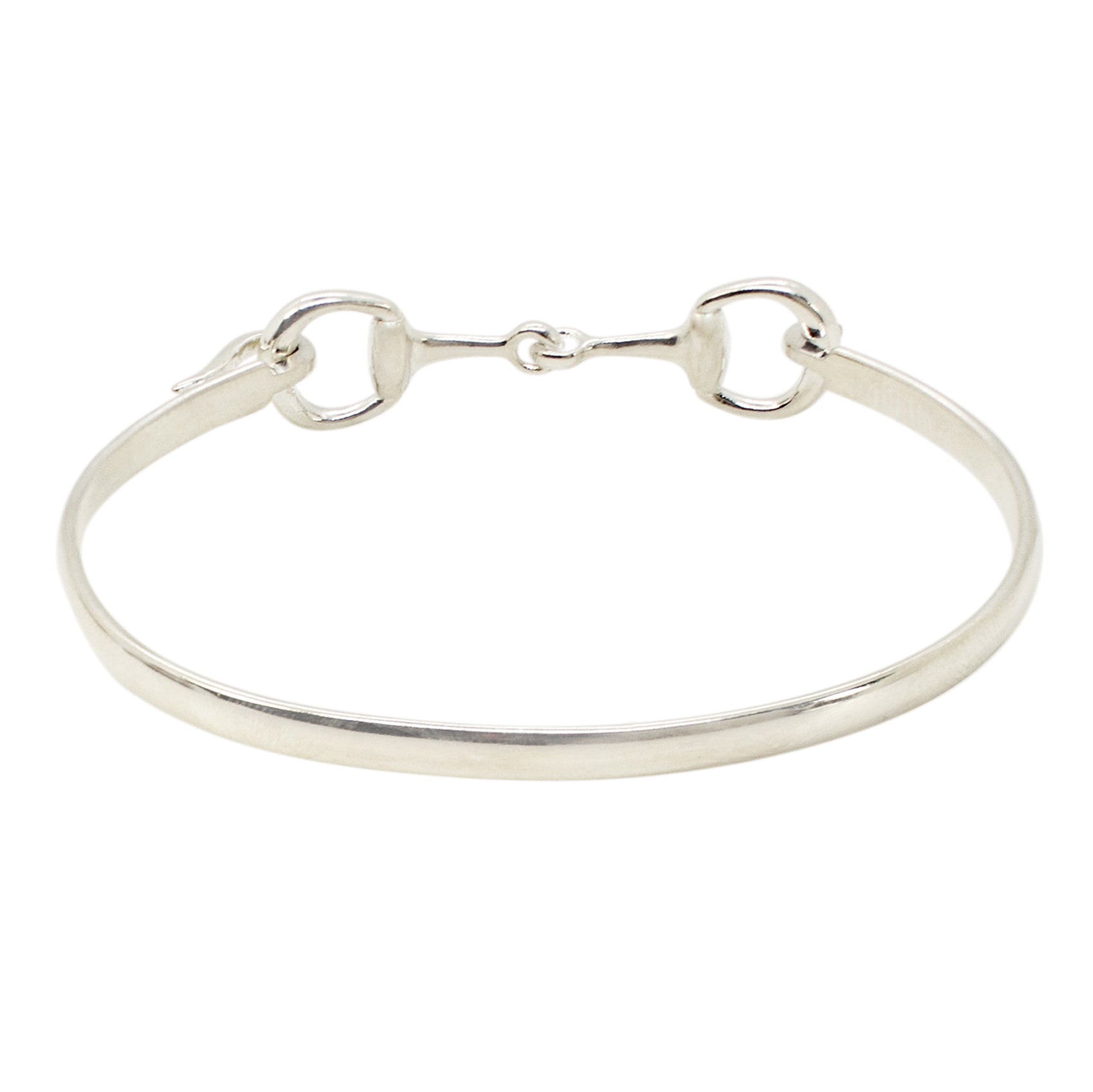 Snaffle Bit Bracelet in Silver