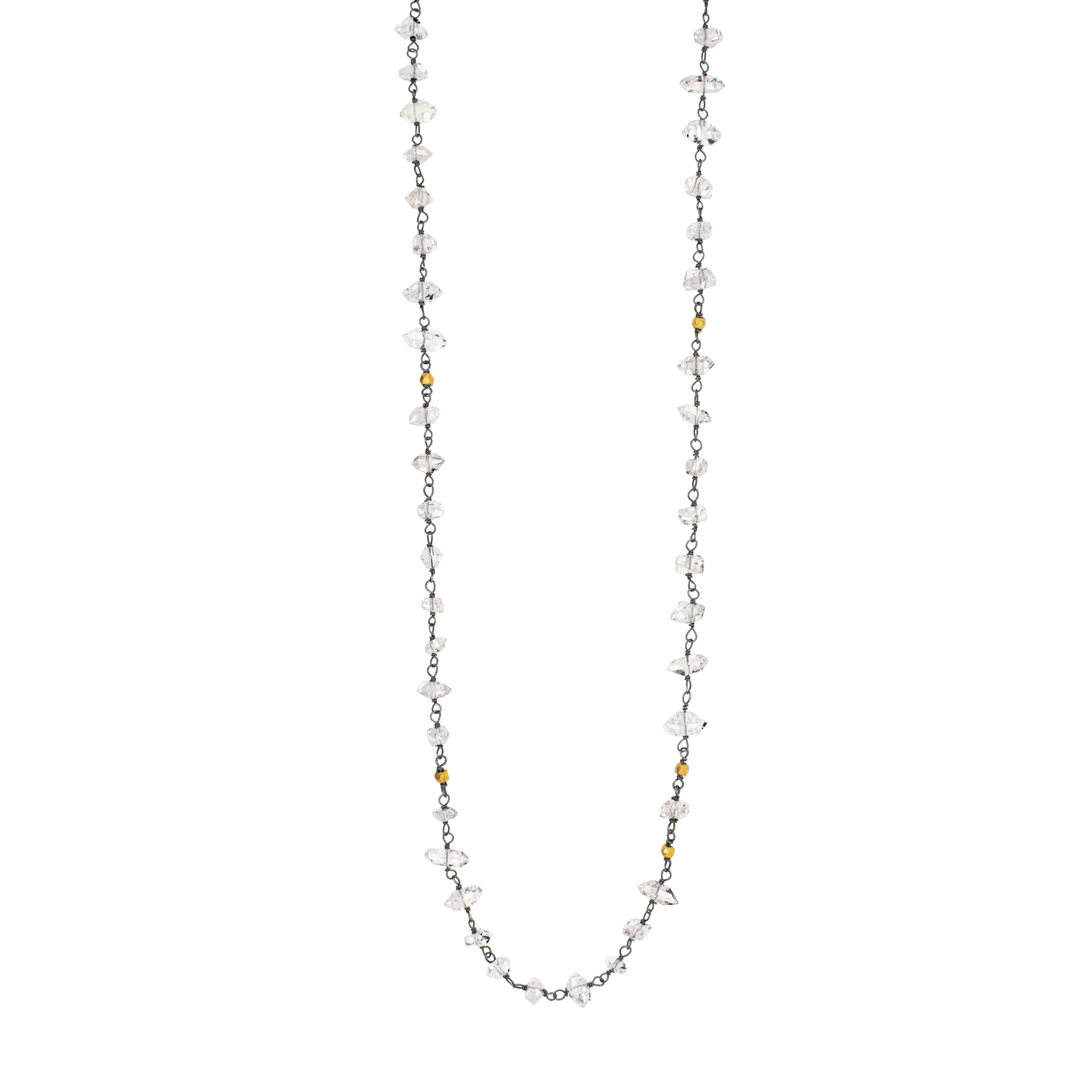 A Little Ice Breaker Necklace in Antiqued Silver