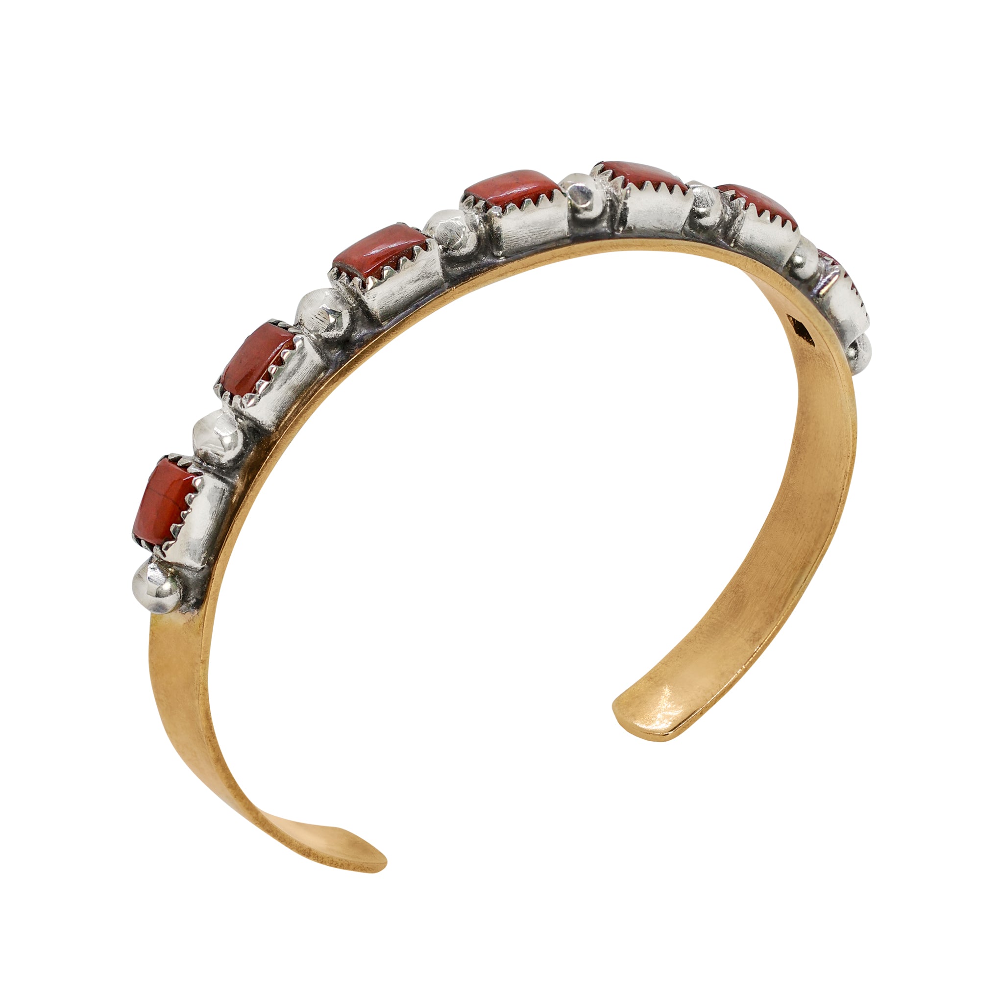 Stone Bonfire Cuff in Jasper