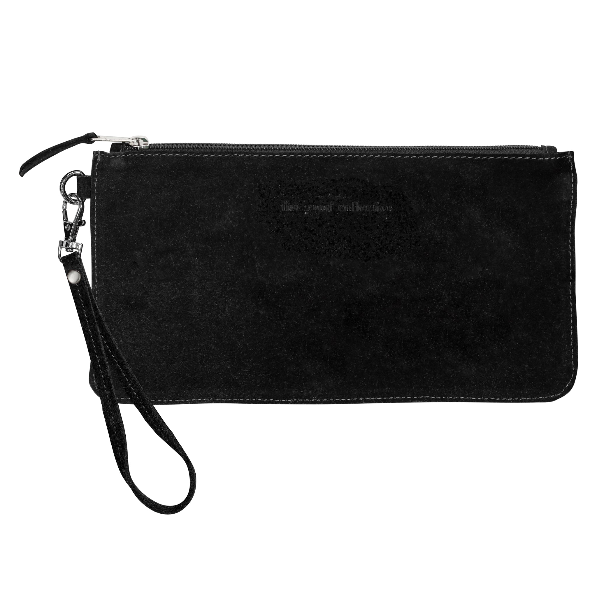 Suede Go Bag in Black