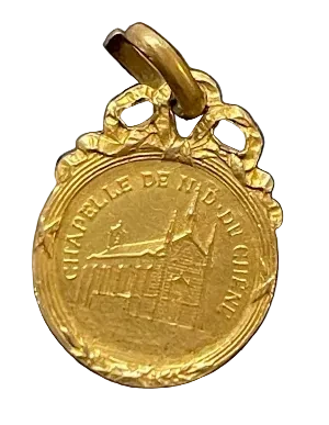 Vintage Medal Notre Dame de Chene v114