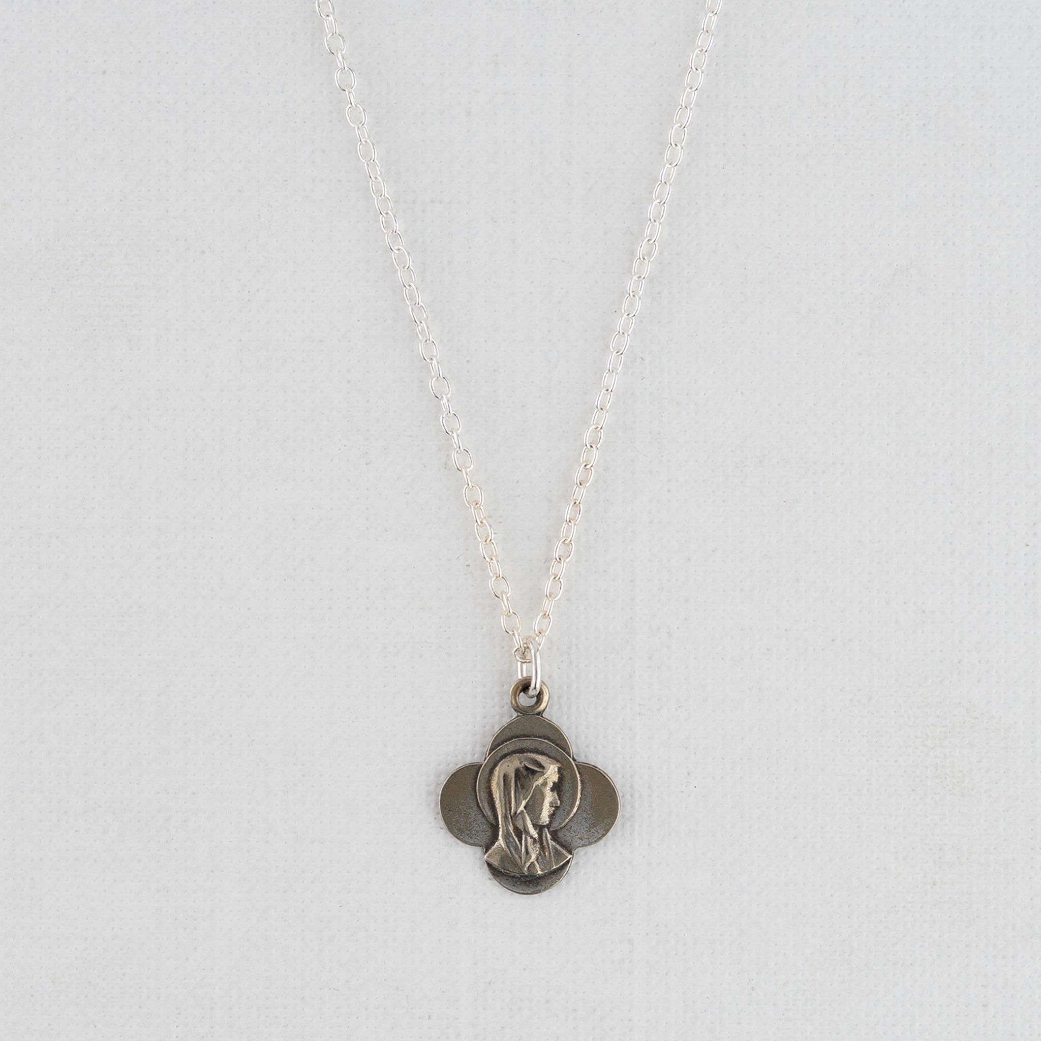Vintage Medal Our Lady of Lourdes v265