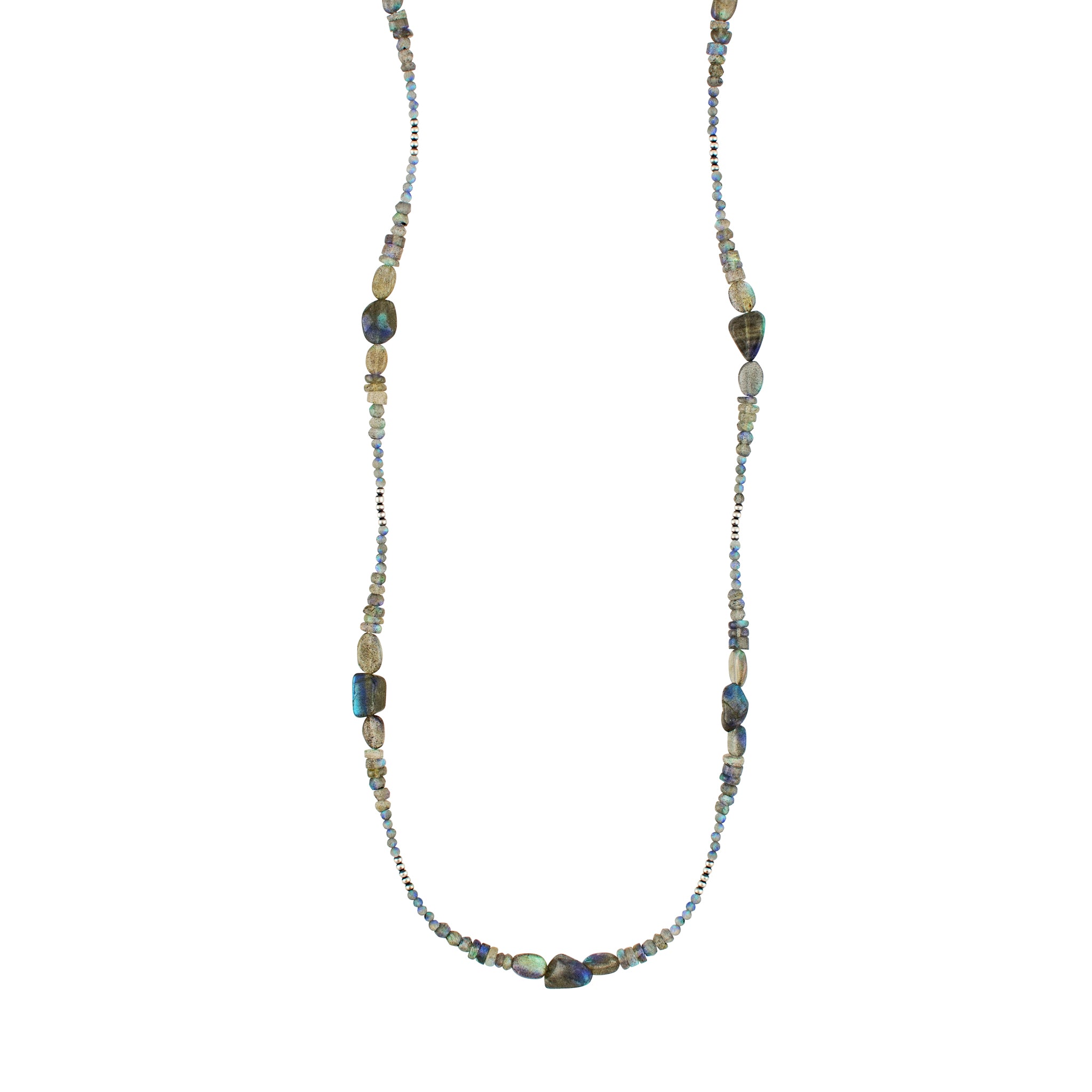 Labradorite Bonfire Strand Necklace