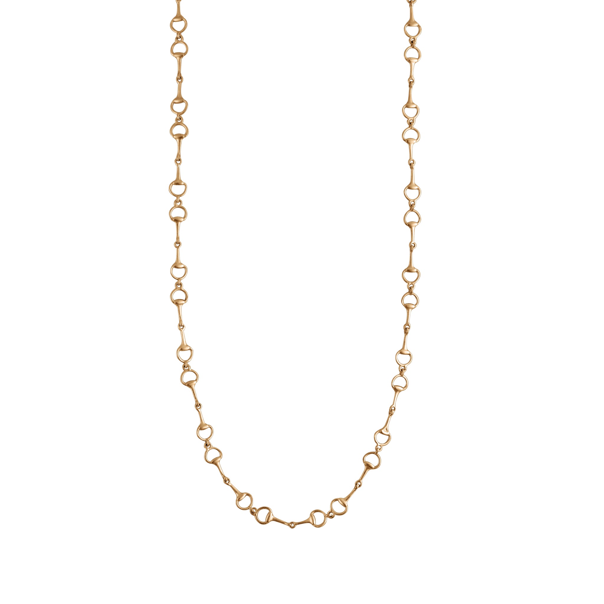 Snaffle Chain Necklace in Bronze
