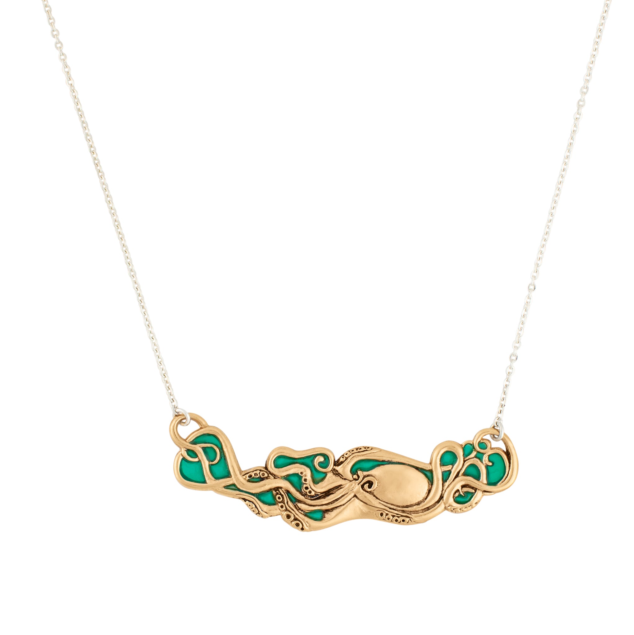 Just Float Octopus Necklace