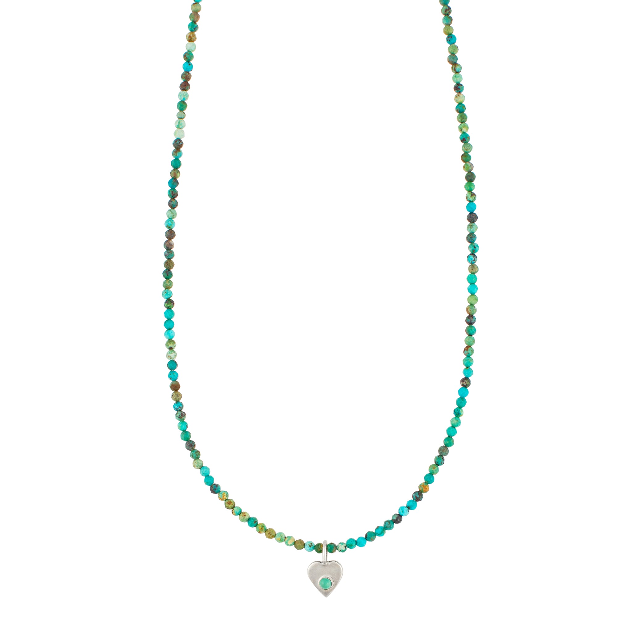 True Blue Heart Necklace