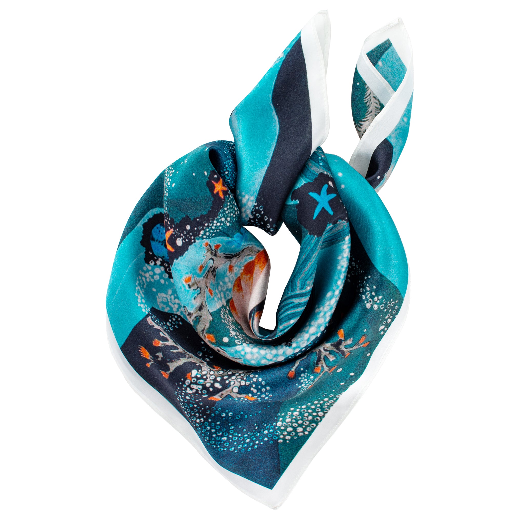 Beneath the Surface Silk Scarf