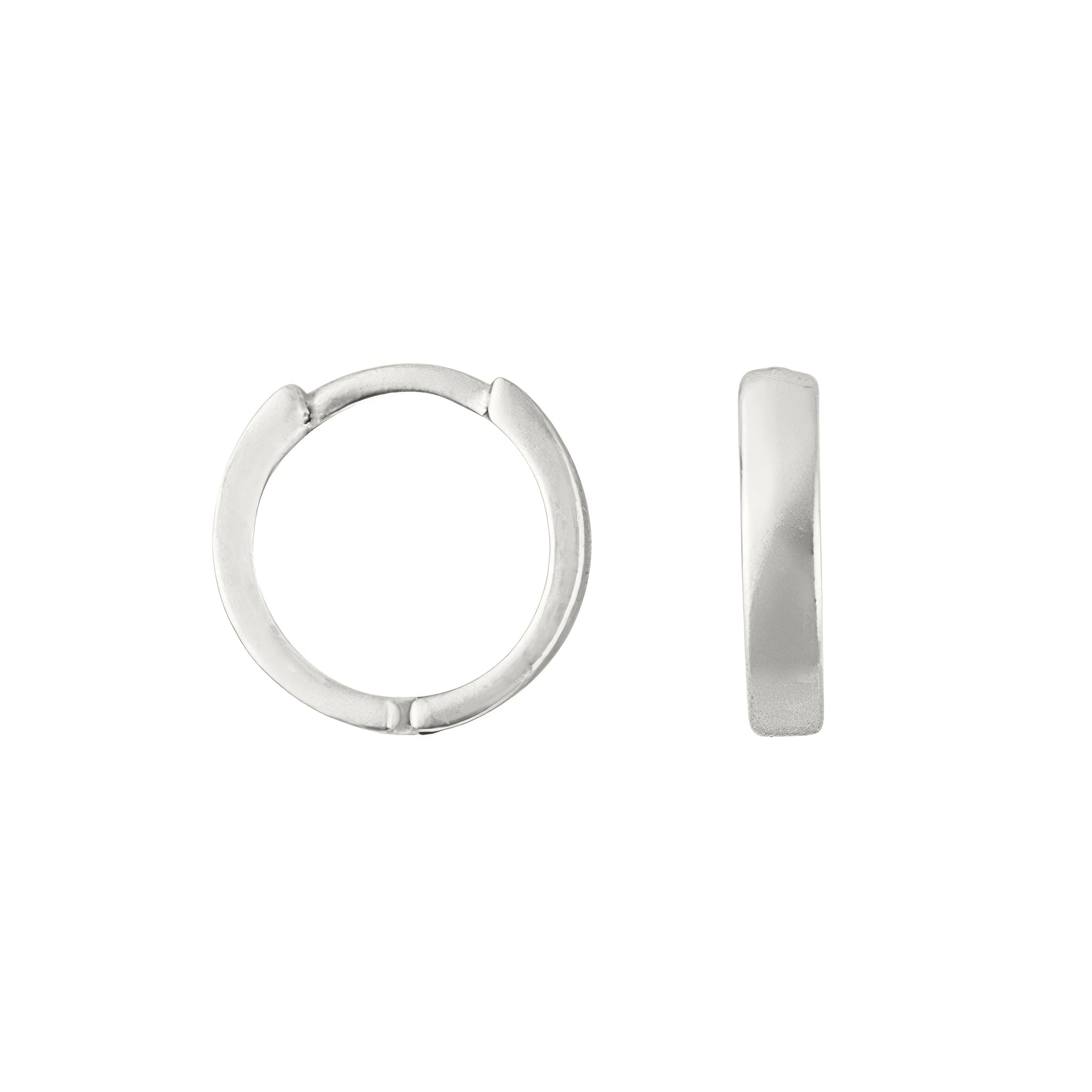 Tiny Clicker Huggies in Silver