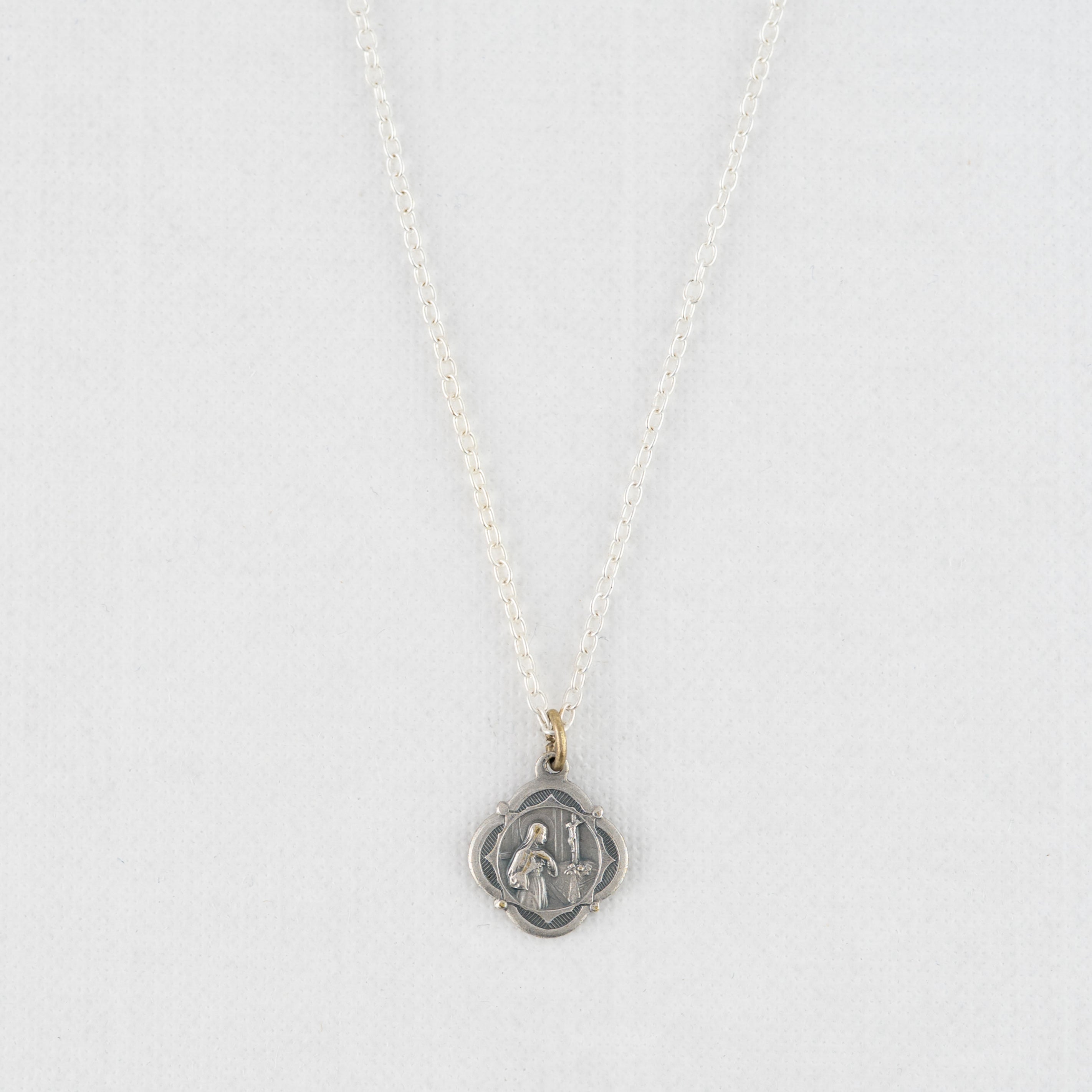 Vintage Medal Saint Rita v14