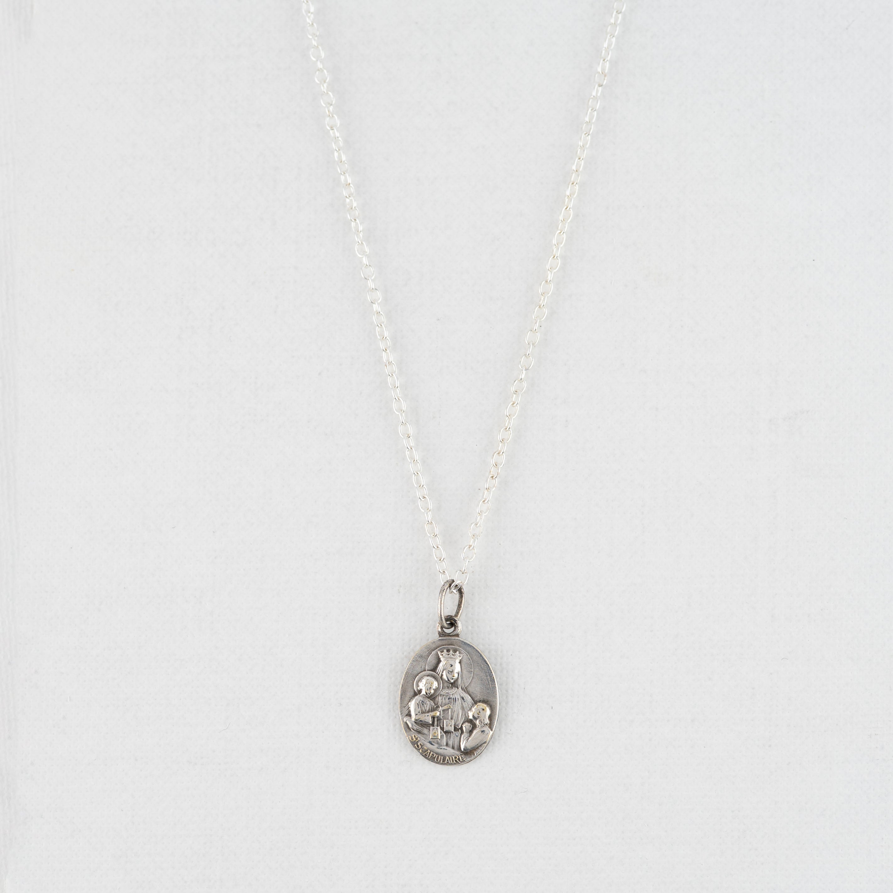 Vintage Medal Saint Scapulaire v17