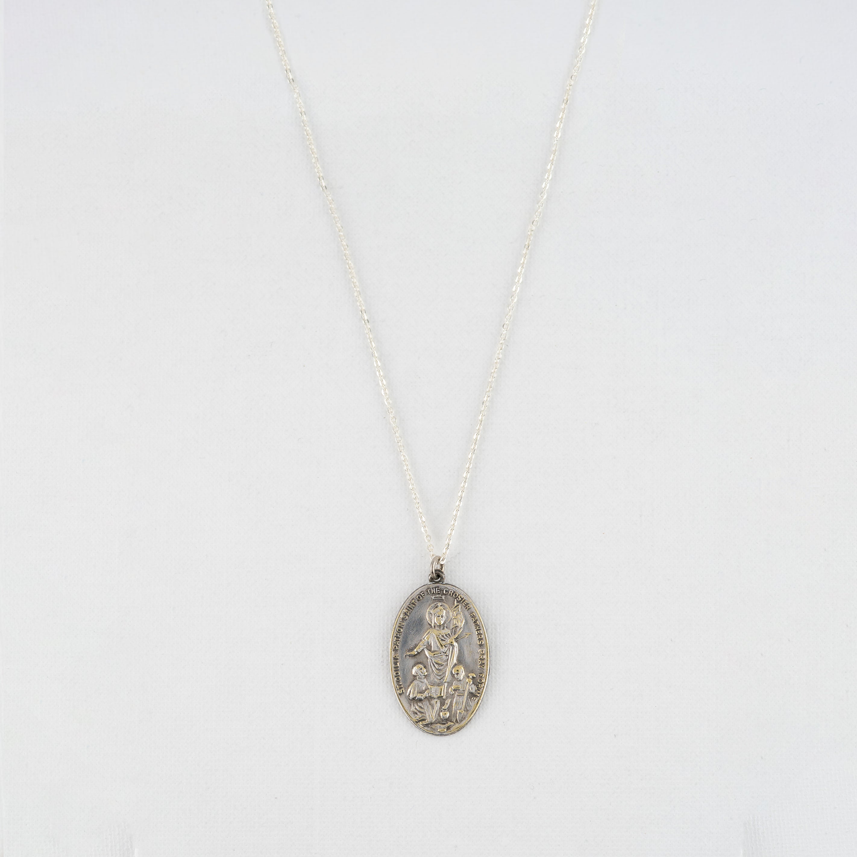Vintage Medal Saint Odilia v29