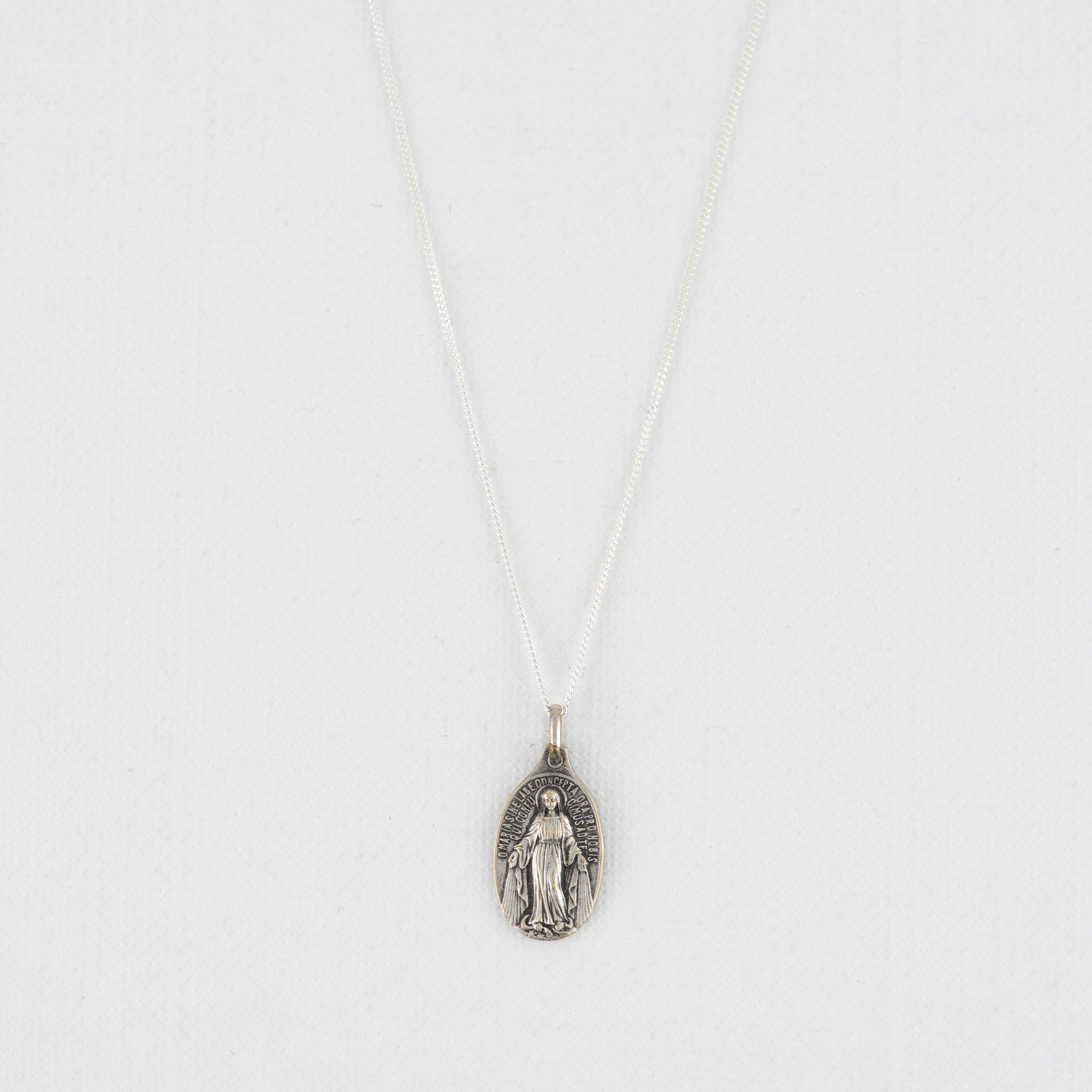 Vintage Medal Miraculous Mary v41